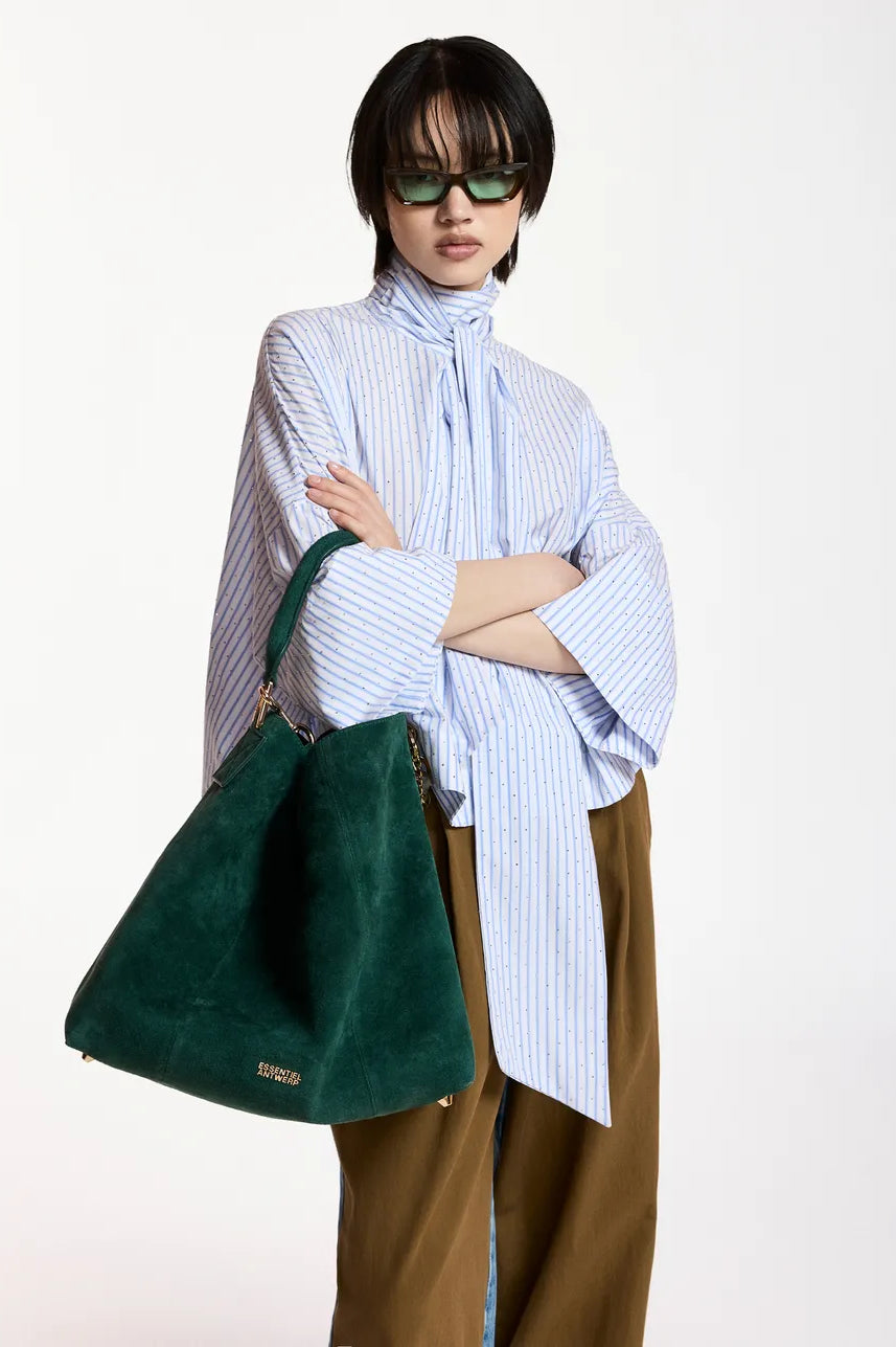 Essentiel Antwerp Kefir Pussy-Bow Top