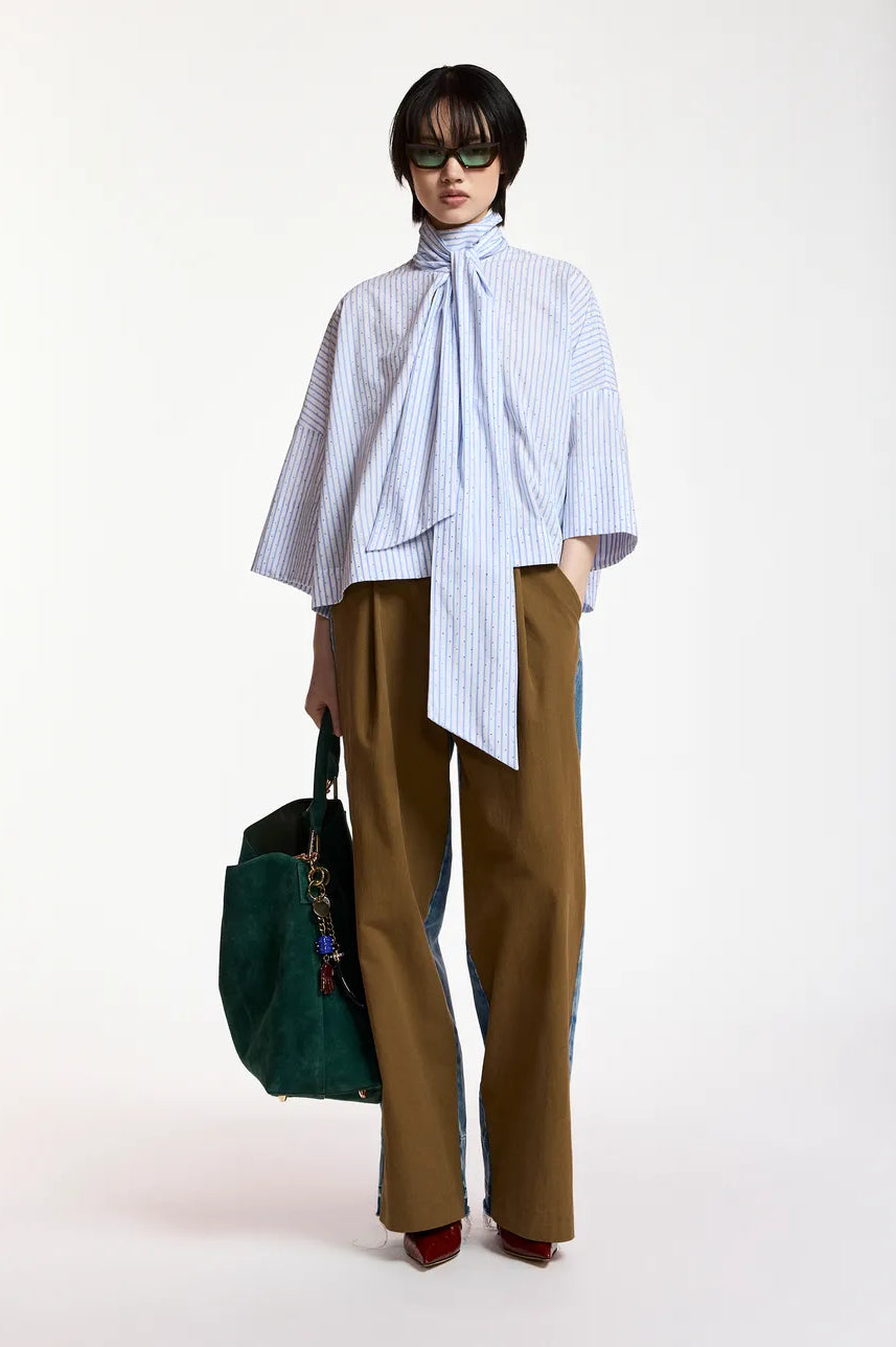 Essentiel Antwerp Kefir Pussy-Bow Top