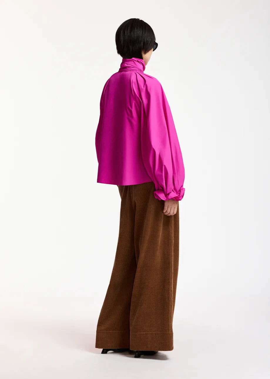 Essentiel Antwerp Keily Pussy-Bow Top - Pink