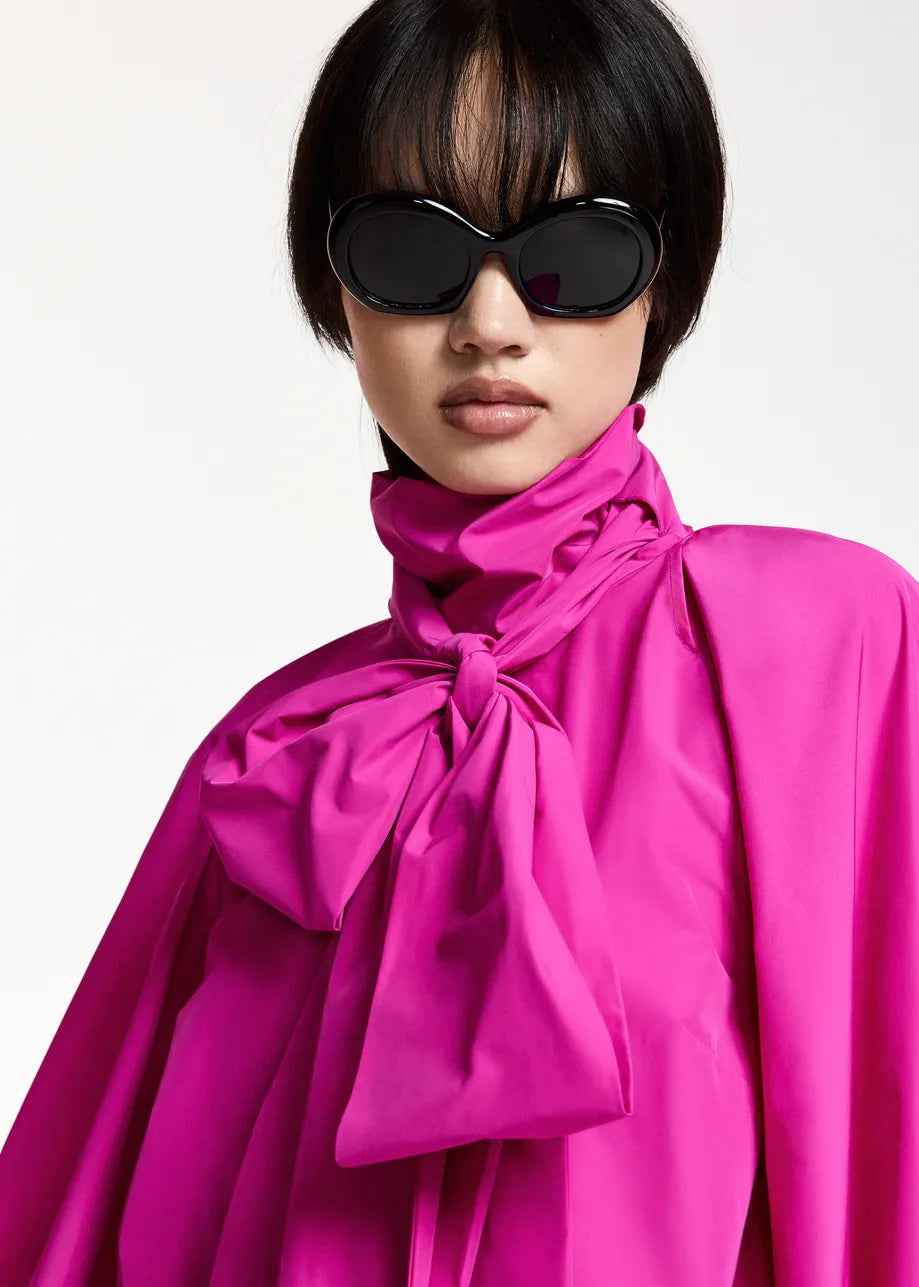 Essentiel Antwerp Keily Pussy-Bow Top - Pink
