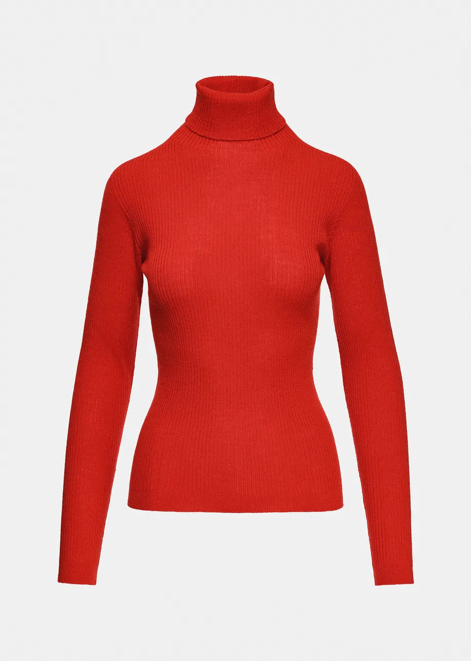 Essentiel Antwerp Kelmuse Turtleneck Sweater - Red