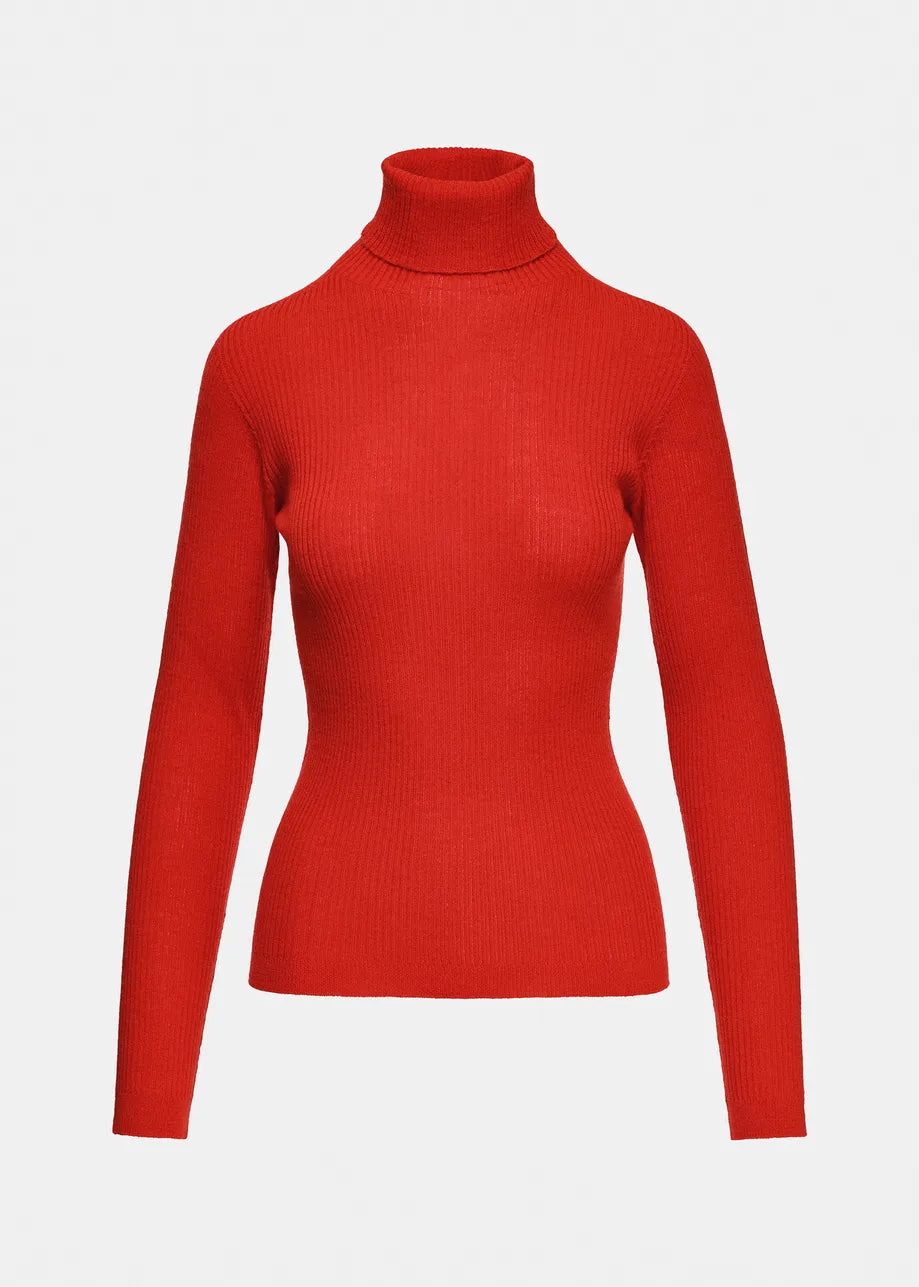 Essentiel Antwerp Kelmuse Turtleneck Sweater - Red