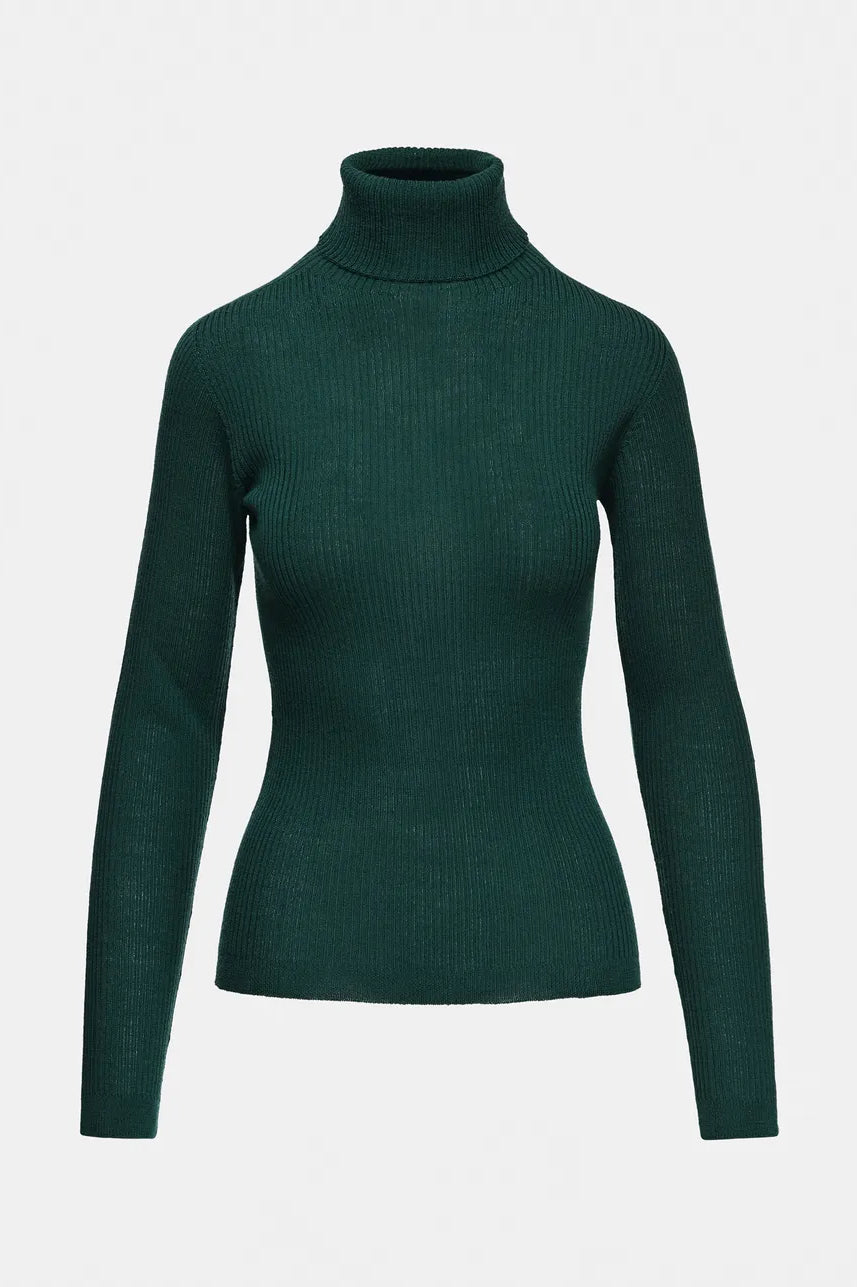 Essentiel Antwerp Kelmuse Turtleneck Sweater - Dark Green