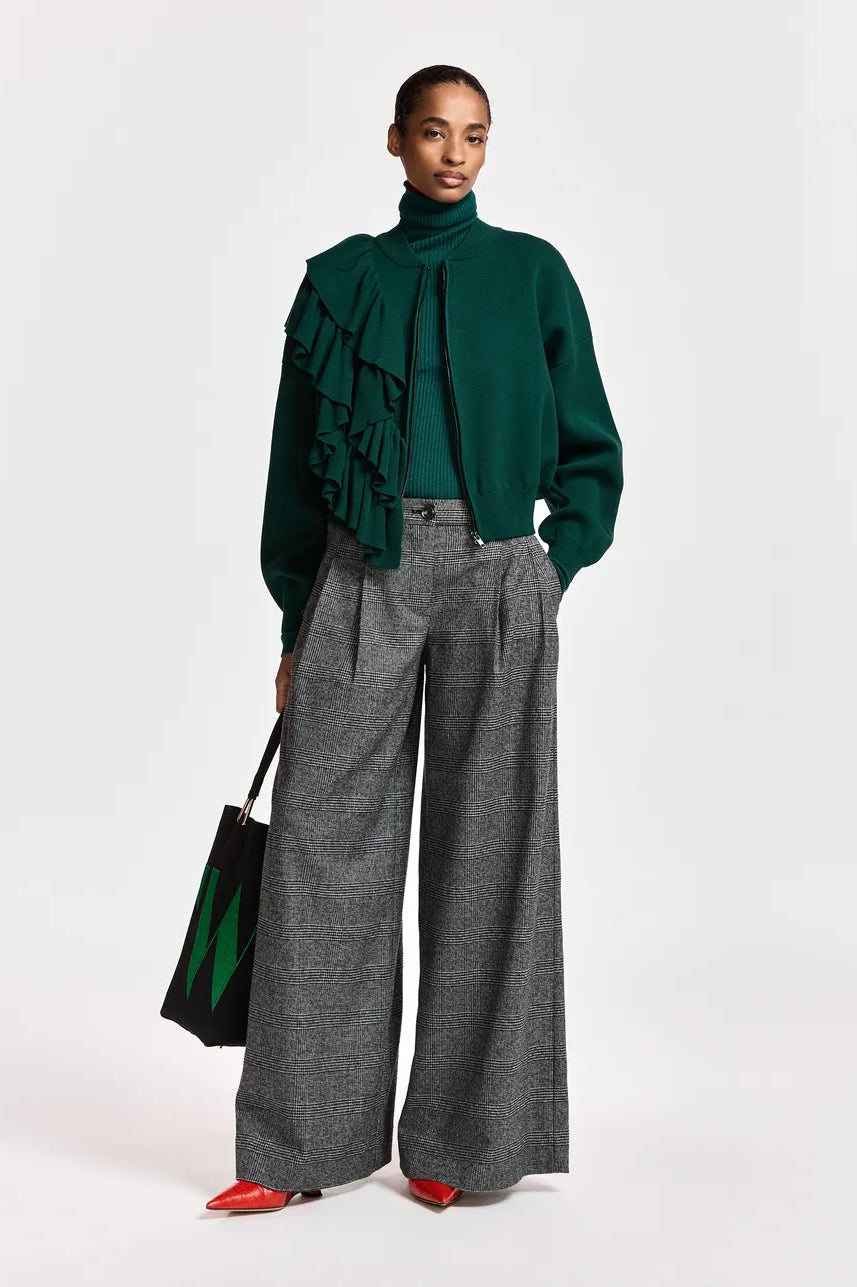 Essentiel Antwerp Kelmuse Turtleneck Sweater - Dark Green