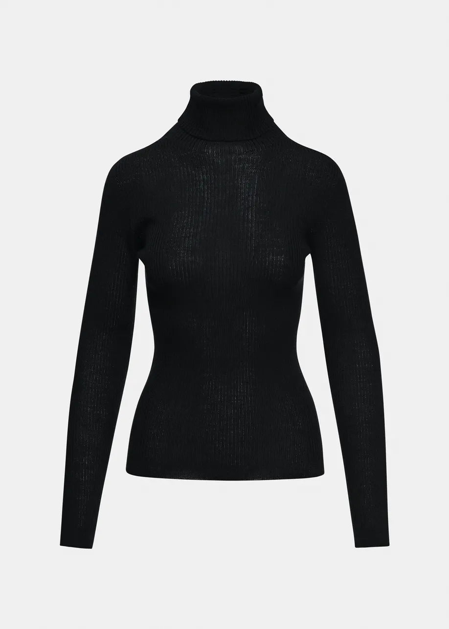 Essentiel Antwerp Kelmuse2 Turtleneck Sweater - Black