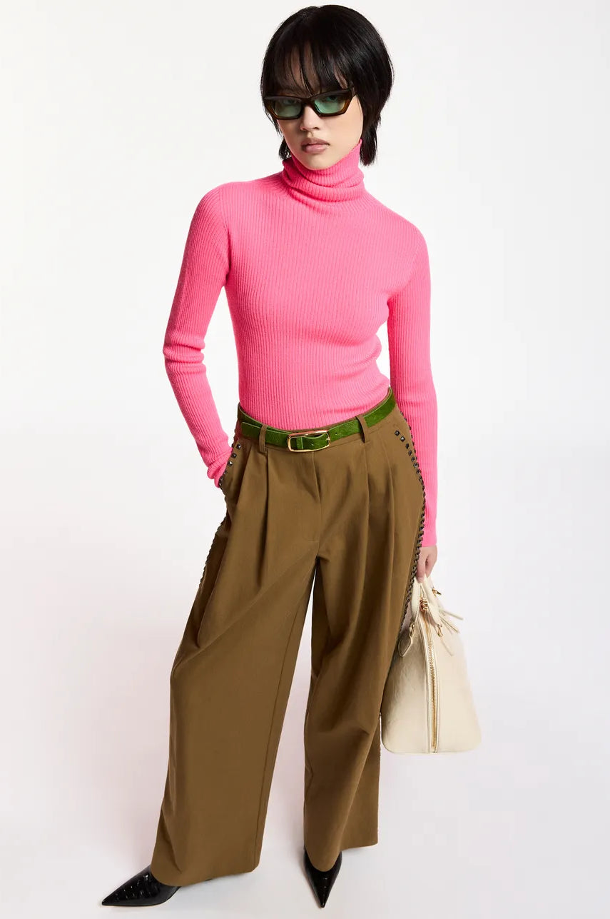 Essentiel Antwerp Kelmuse2 Turtleneck Sweater - Pink
