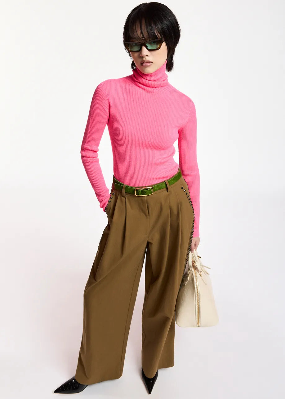Essentiel Antwerp Kelmuse2 Turtleneck Sweater - Pink