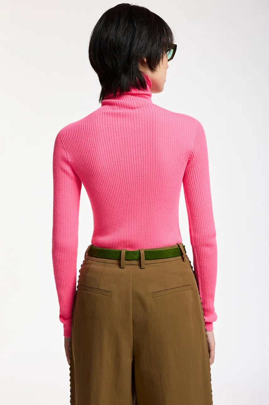 Essentiel Antwerp Kelmuse2 Turtleneck Sweater - Pink