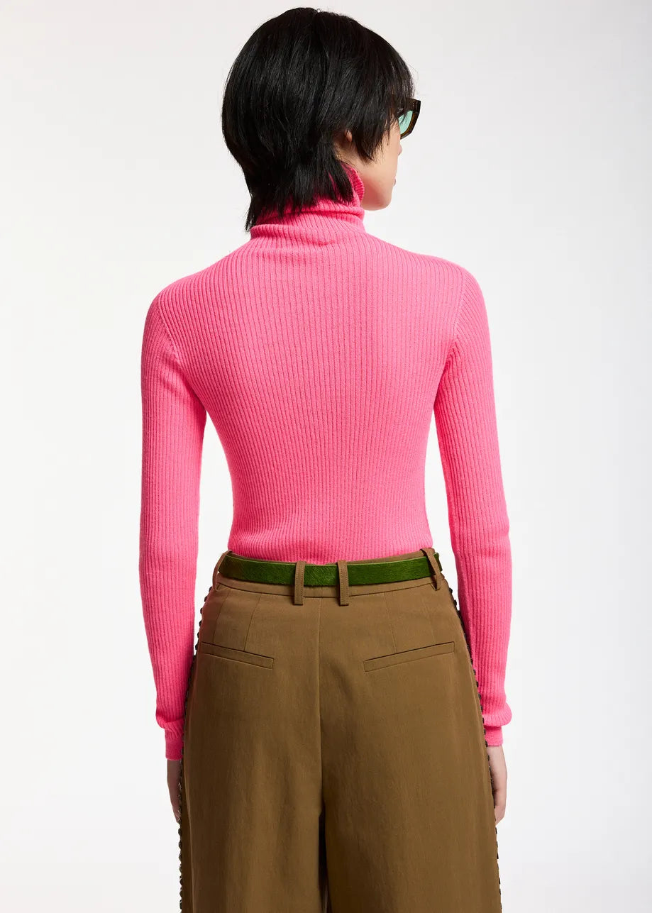 Essentiel Antwerp Kelmuse2 Turtleneck Sweater - Pink