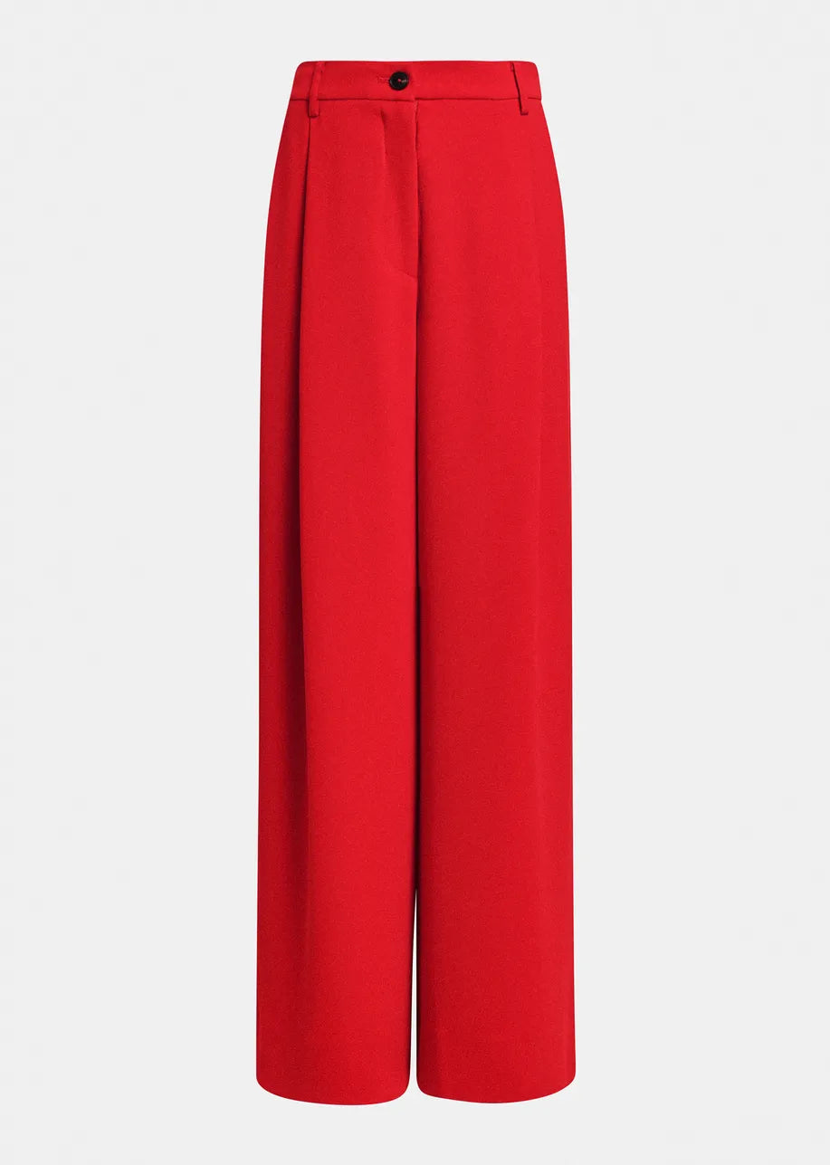 Essentiel Antwerp Kelsea Wide-Leg Pants - Red