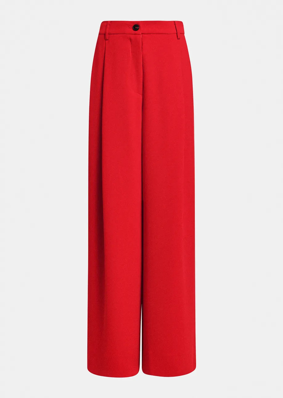 Essentiel Antwerp Kelsea Wide-Leg Pants - Red