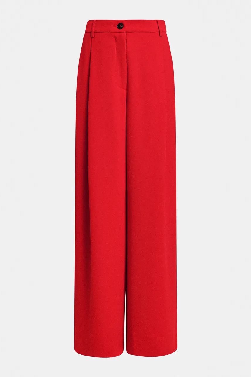 Essentiel Antwerp Kelsea Wide-Leg Pants - Red