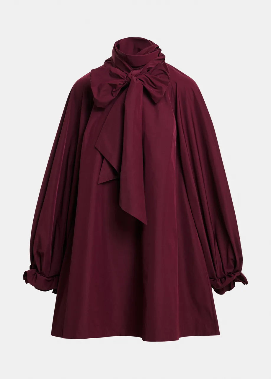 Essentiel Antwerp Khai Mini Dress - Burgundy