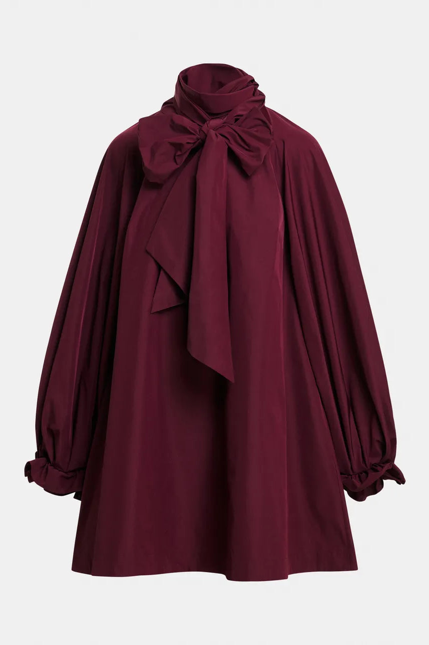 Essentiel Antwerp Khai Mini Dress - Burgundy