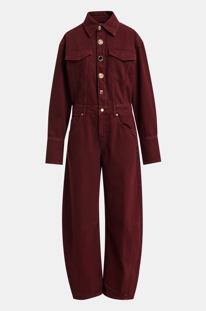 Essentiel Antwerp Kickstart Denim Jumpsuit
