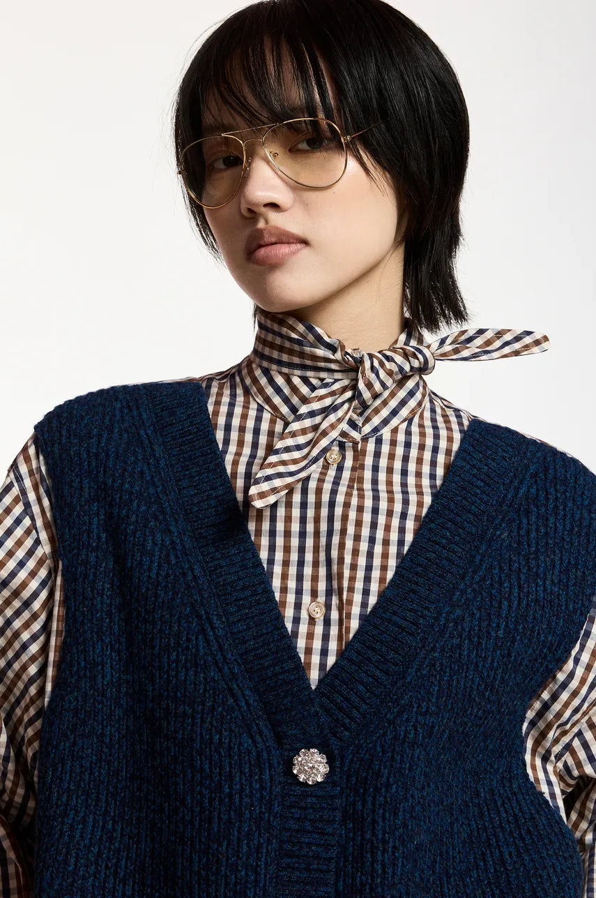 Essentiel Antwerp Kute Layered Vest Shirt
