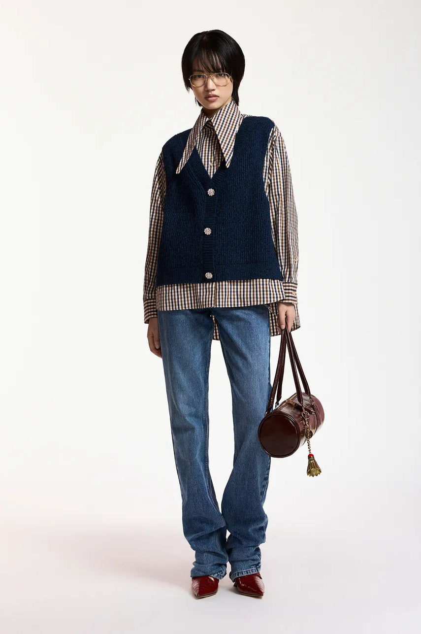 Essentiel Antwerp Kute Layered Vest Shirt