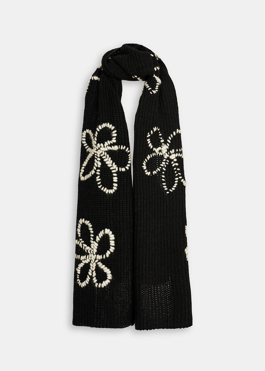 Essentiel Antwerp - Eflorale Scarf - Floral Embroideries