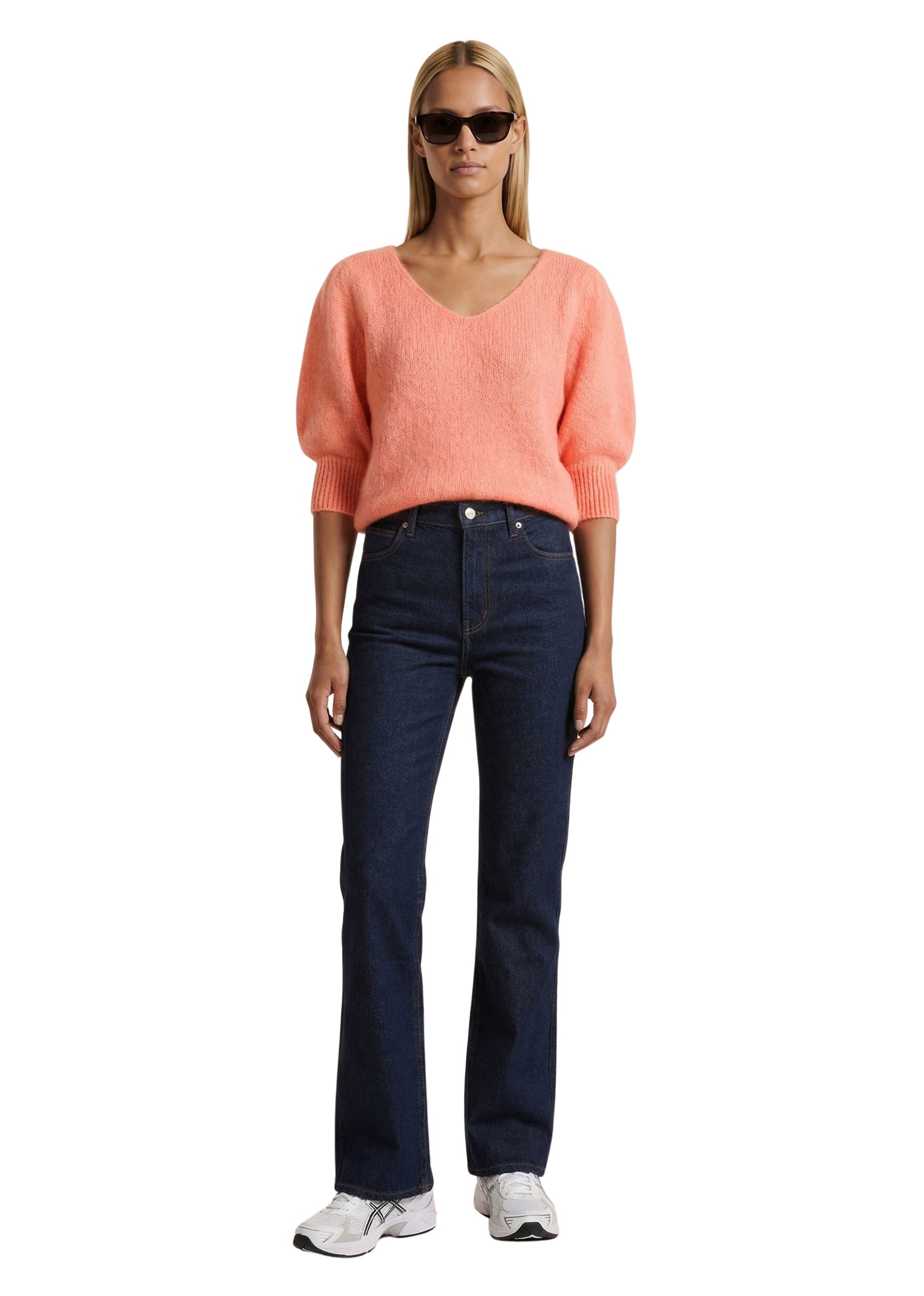 American Dreams Koa Alpaca Pullover - Salmon