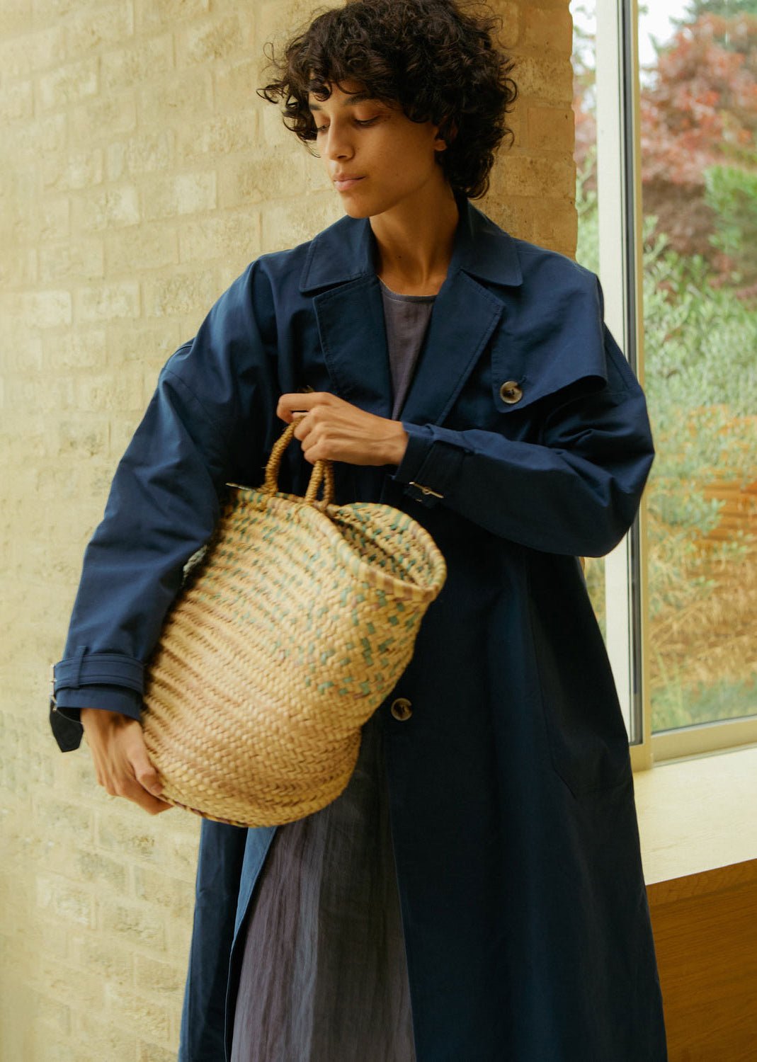 L.F.Markey Joffe Trench - Navy