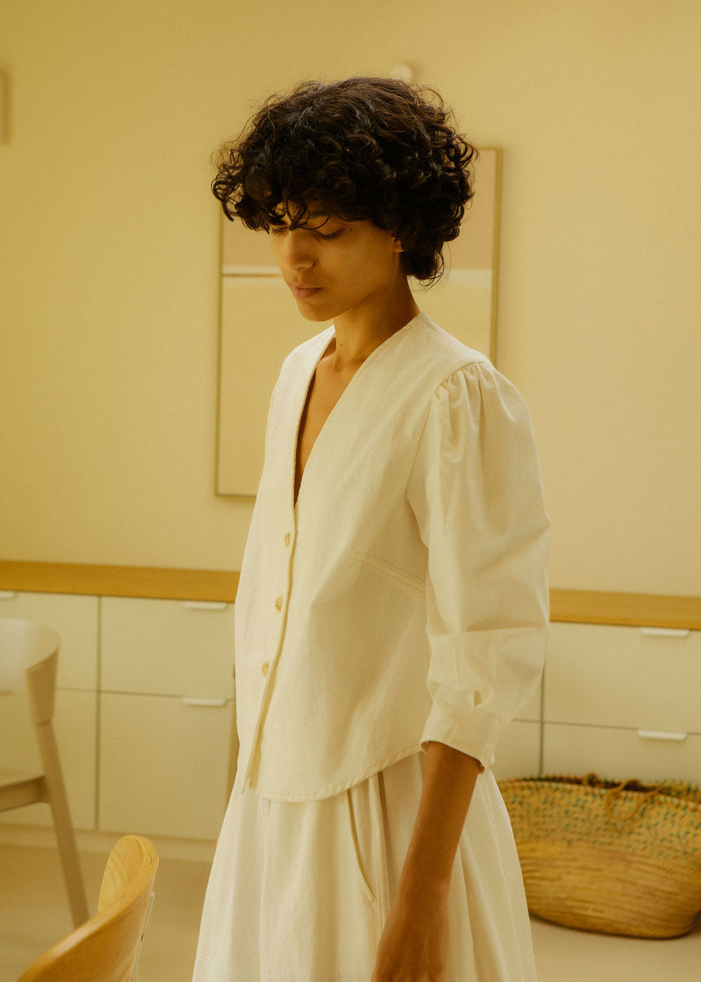 L.F.Markey Lowry Top - Ecru