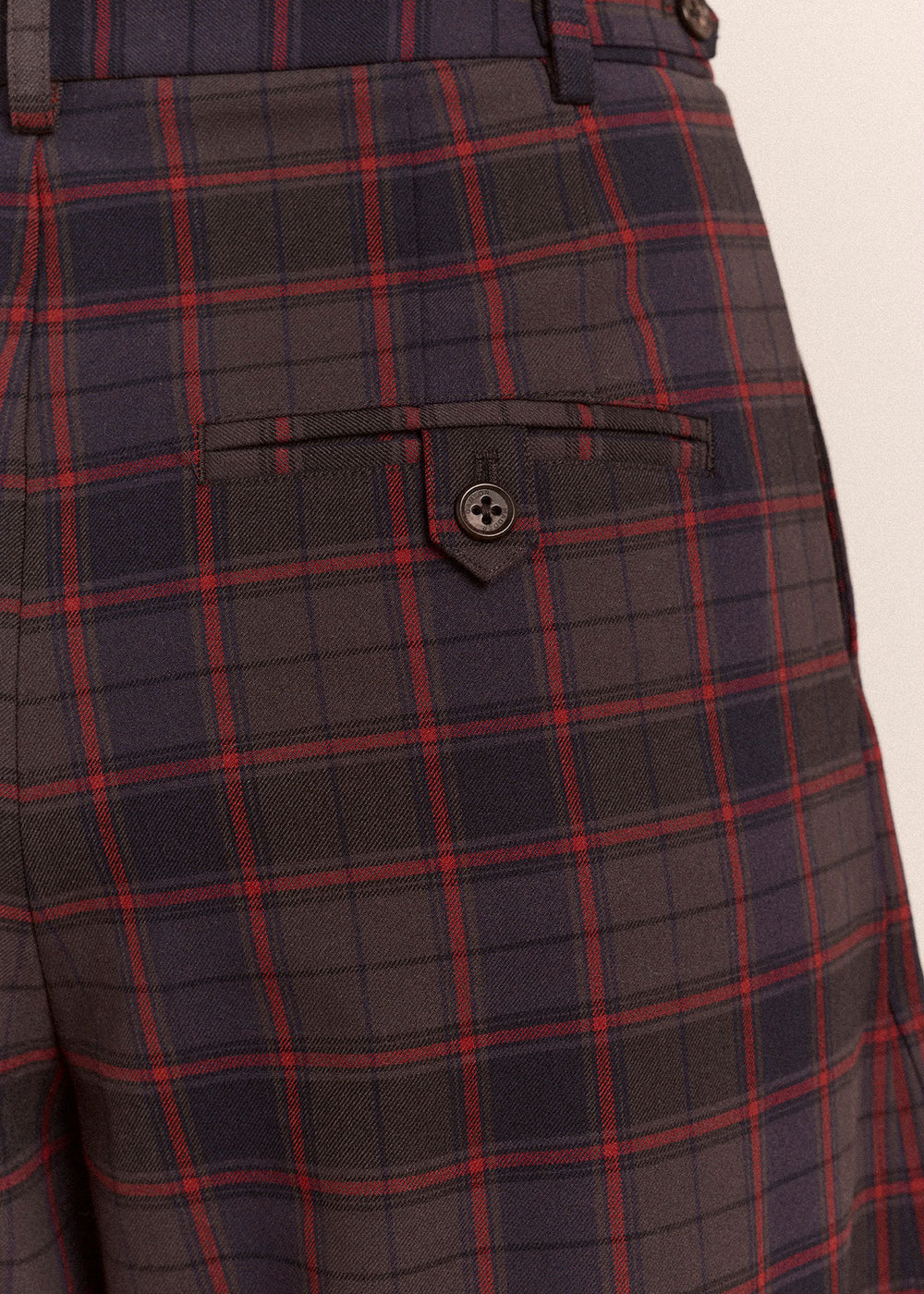 Damson Madder Haisley Trouser - Sirius Check