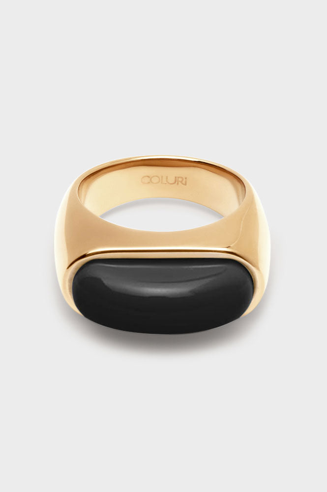 Coluri Lorde Statement Ring - Jet Black