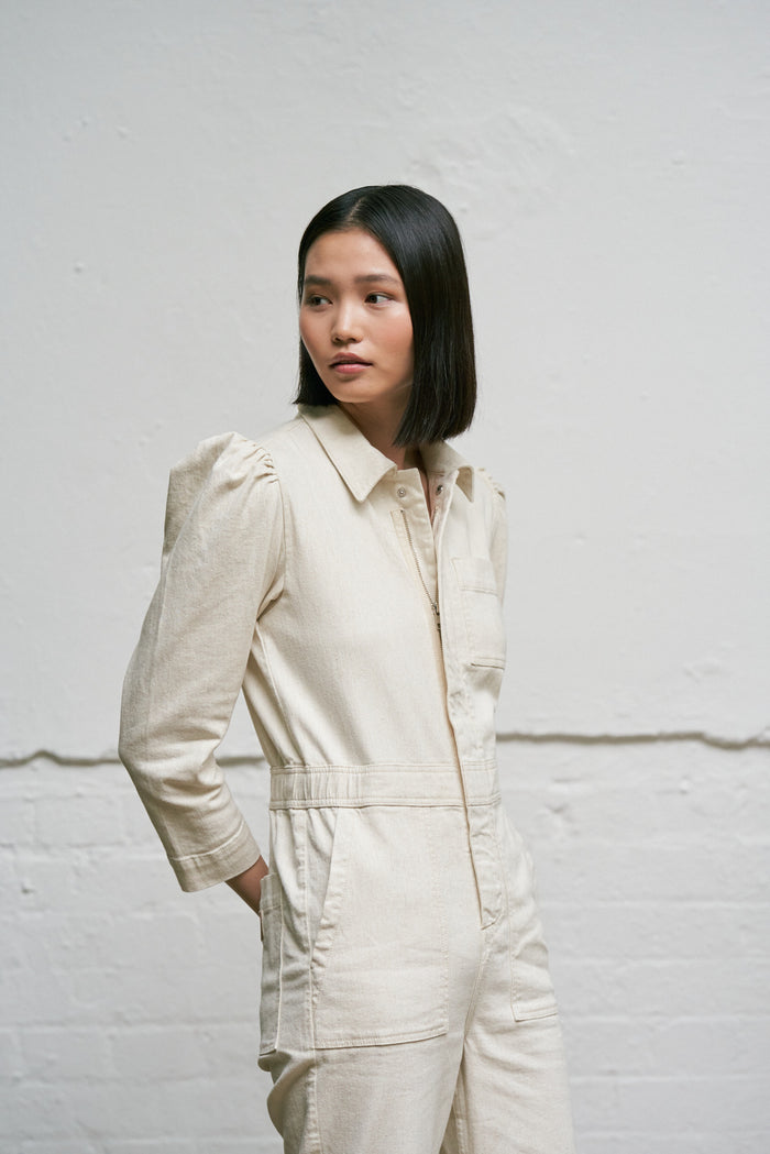 Seventy + Mochi - Lorna Jumpsuit - Ecru