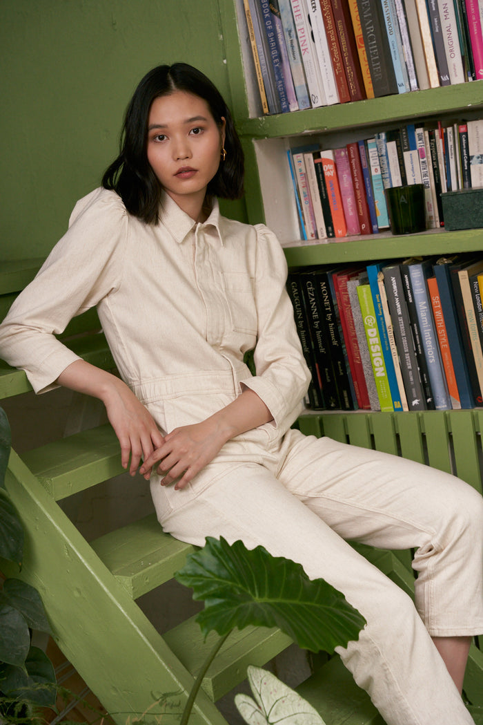 Seventy + Mochi - Lorna Jumpsuit - Ecru