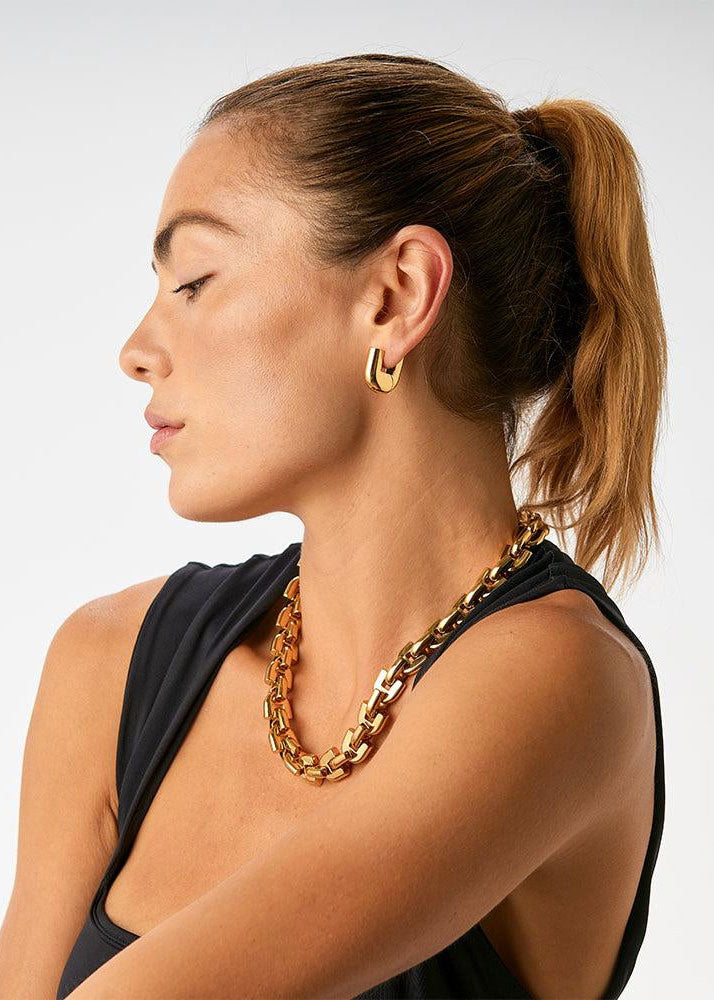 Coluri Lorde Statement Earrings - Gold