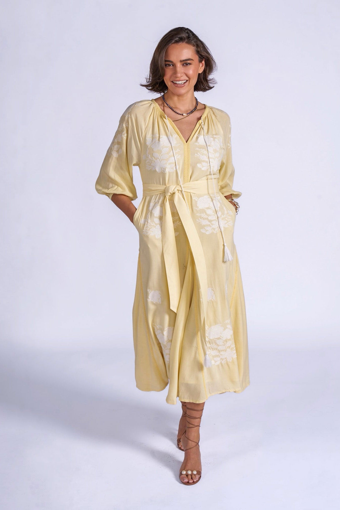 New Day Originals Lyra Dress - Lemon