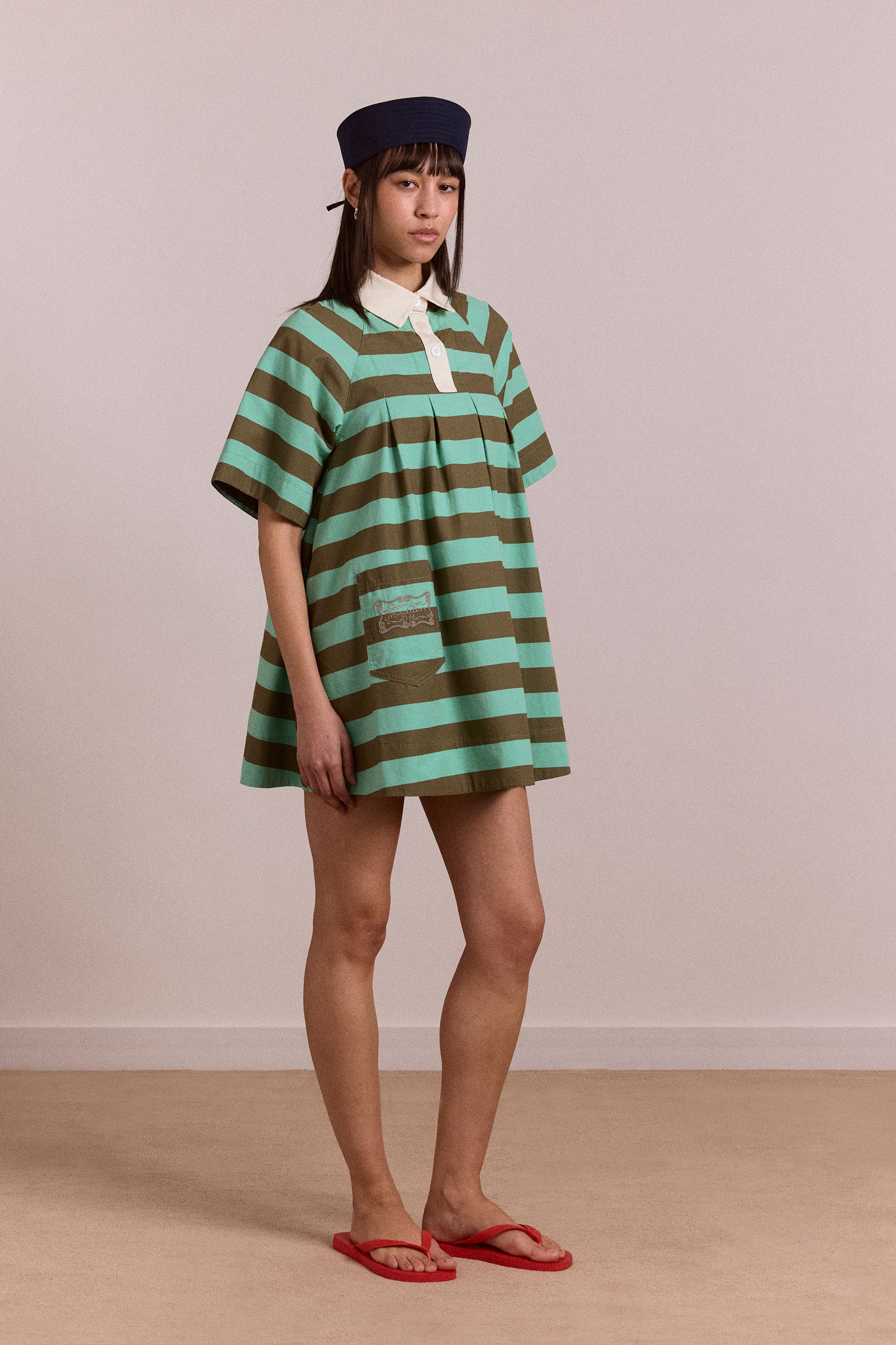 Damson Madder Maggie Mini Polo Dress