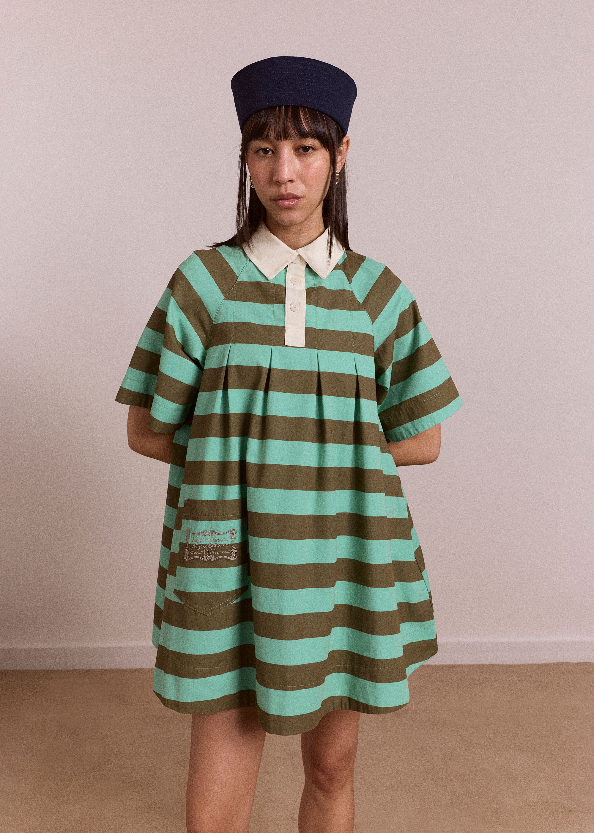 Damson Madder Maggie Mini Polo Dress