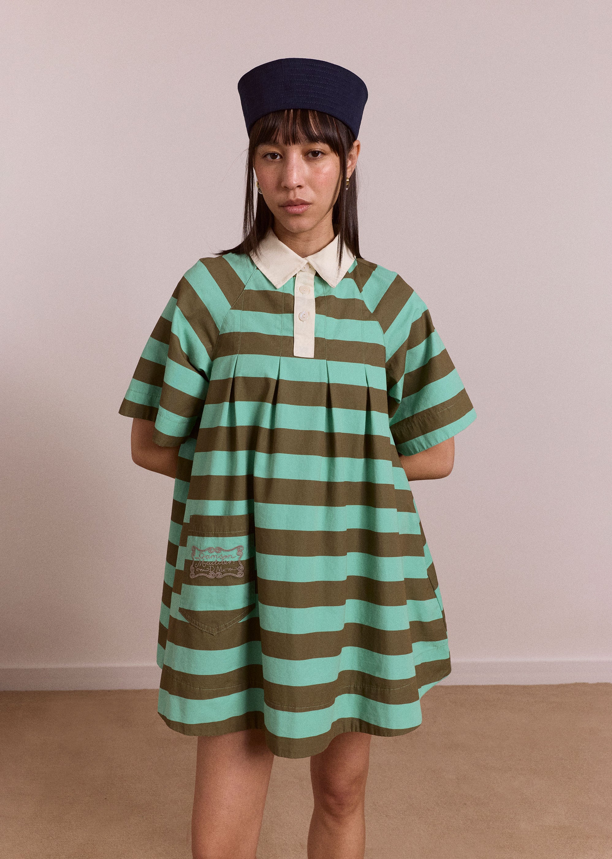 Damson Madder Maggie Mini Polo Dress