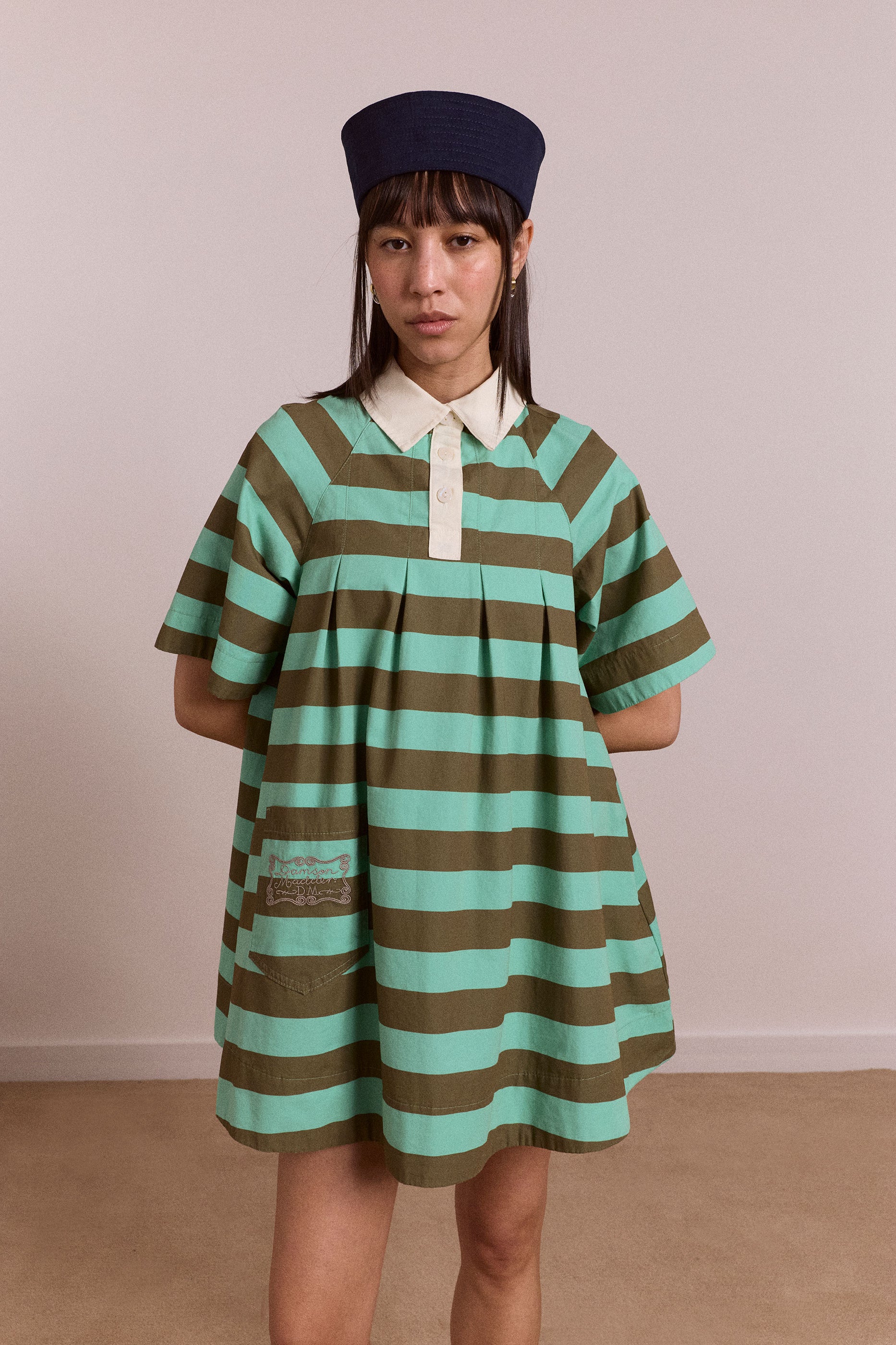 Damson Madder Maggie Mini Polo Dress