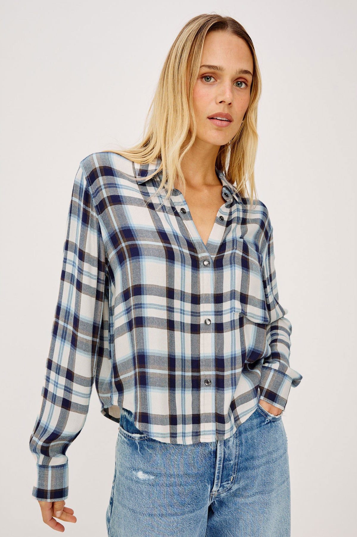 Rails Malin Shirt - Ecru Midnight