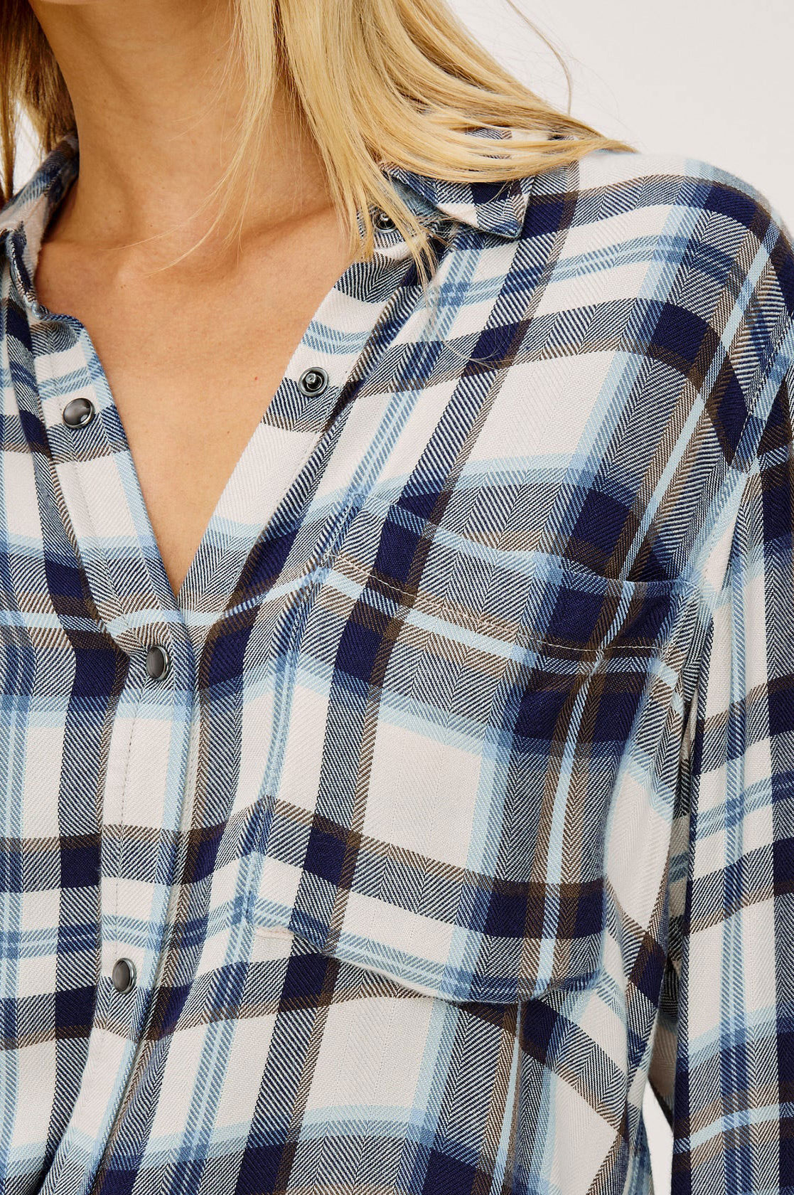 Rails Malin Shirt - Ecru Midnight