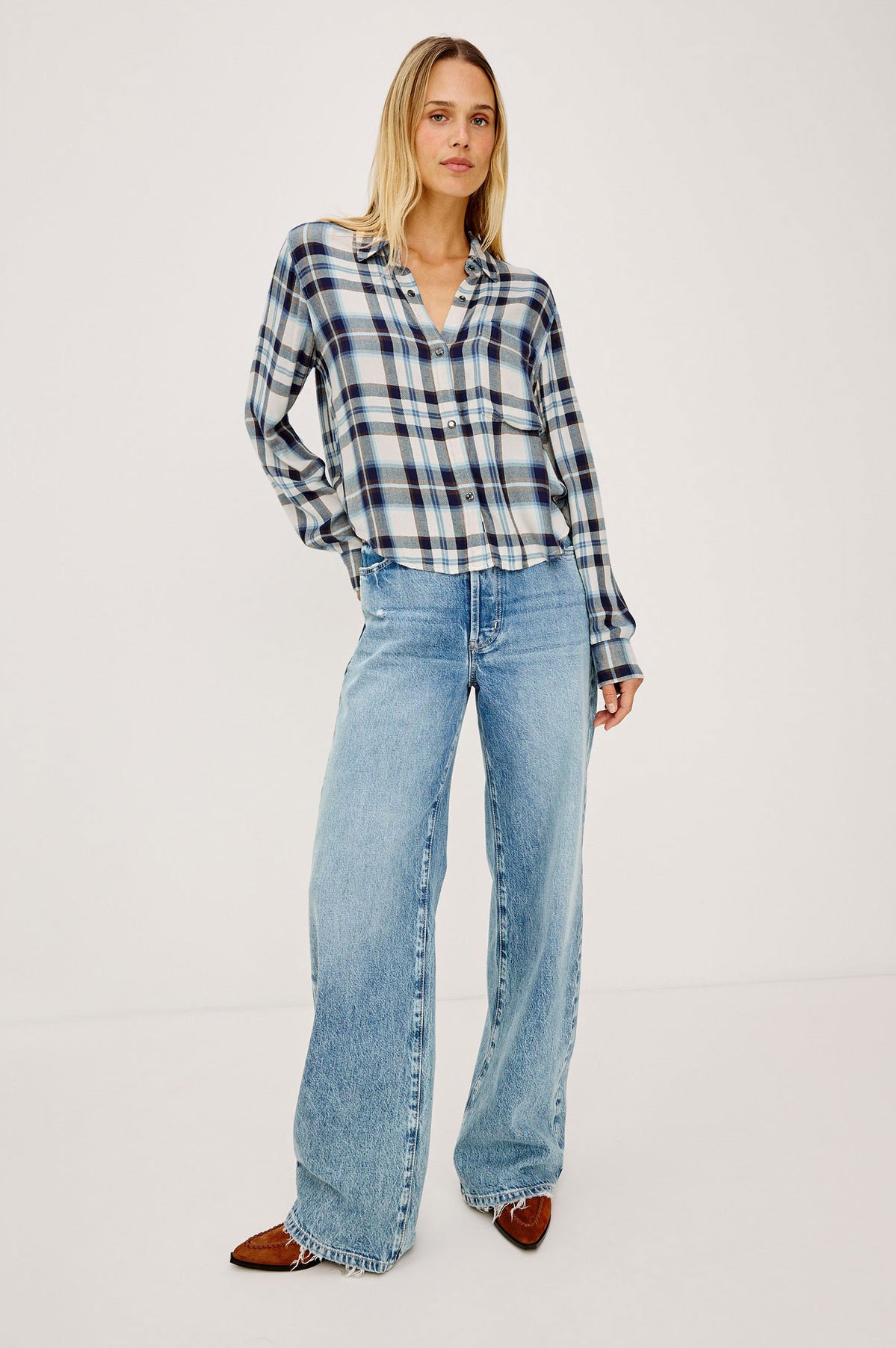 Rails Malin Shirt - Ecru Midnight