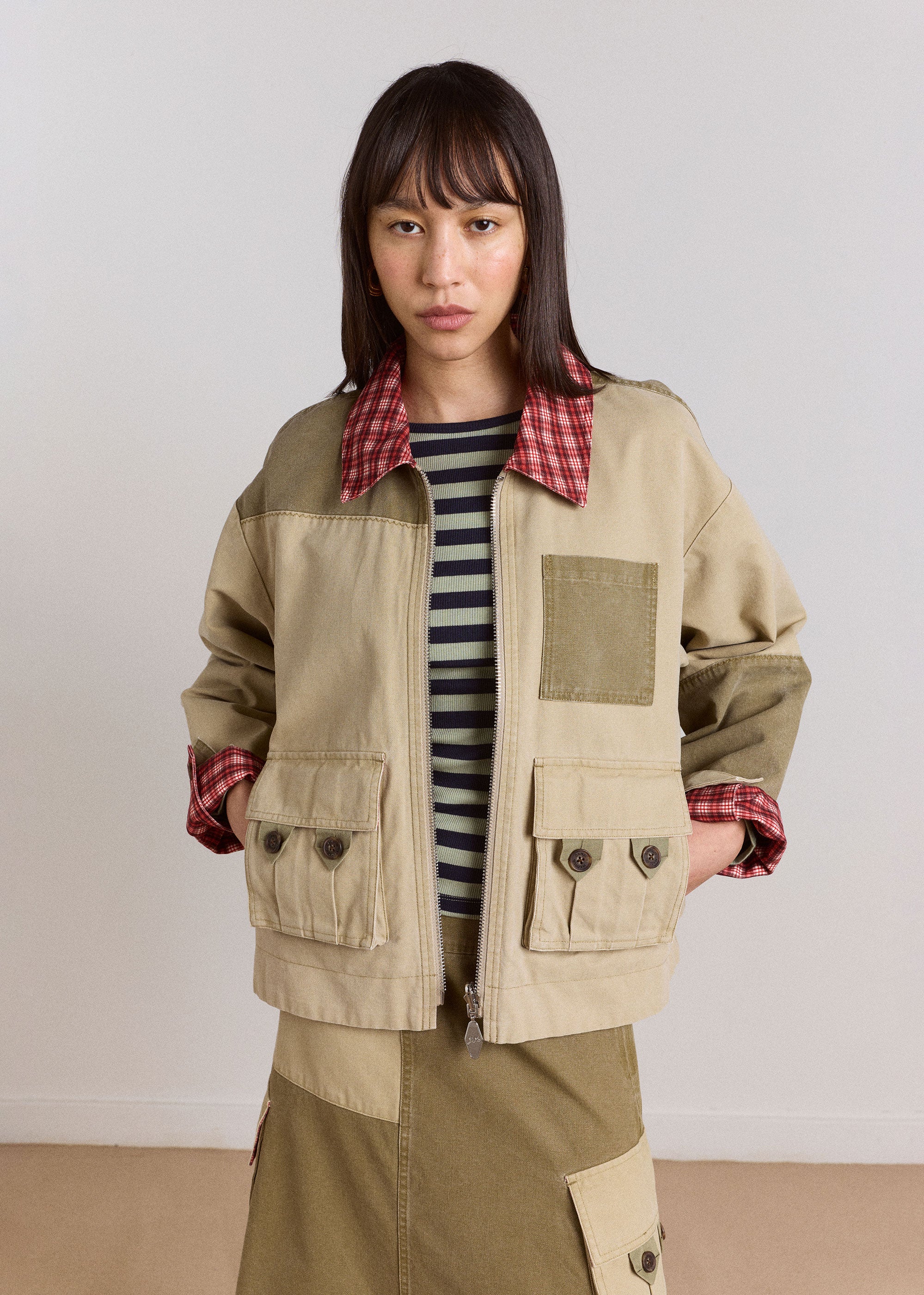 Damson Madder Marcelle Reversible Barn Jacket