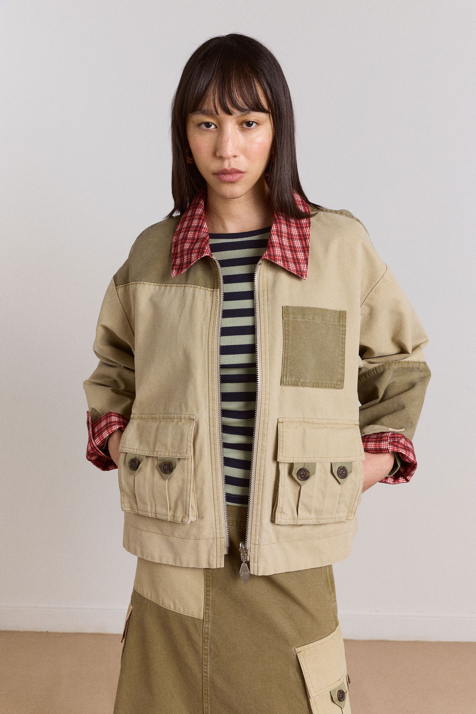 Damson Madder Marcelle Reversible Barn Jacket