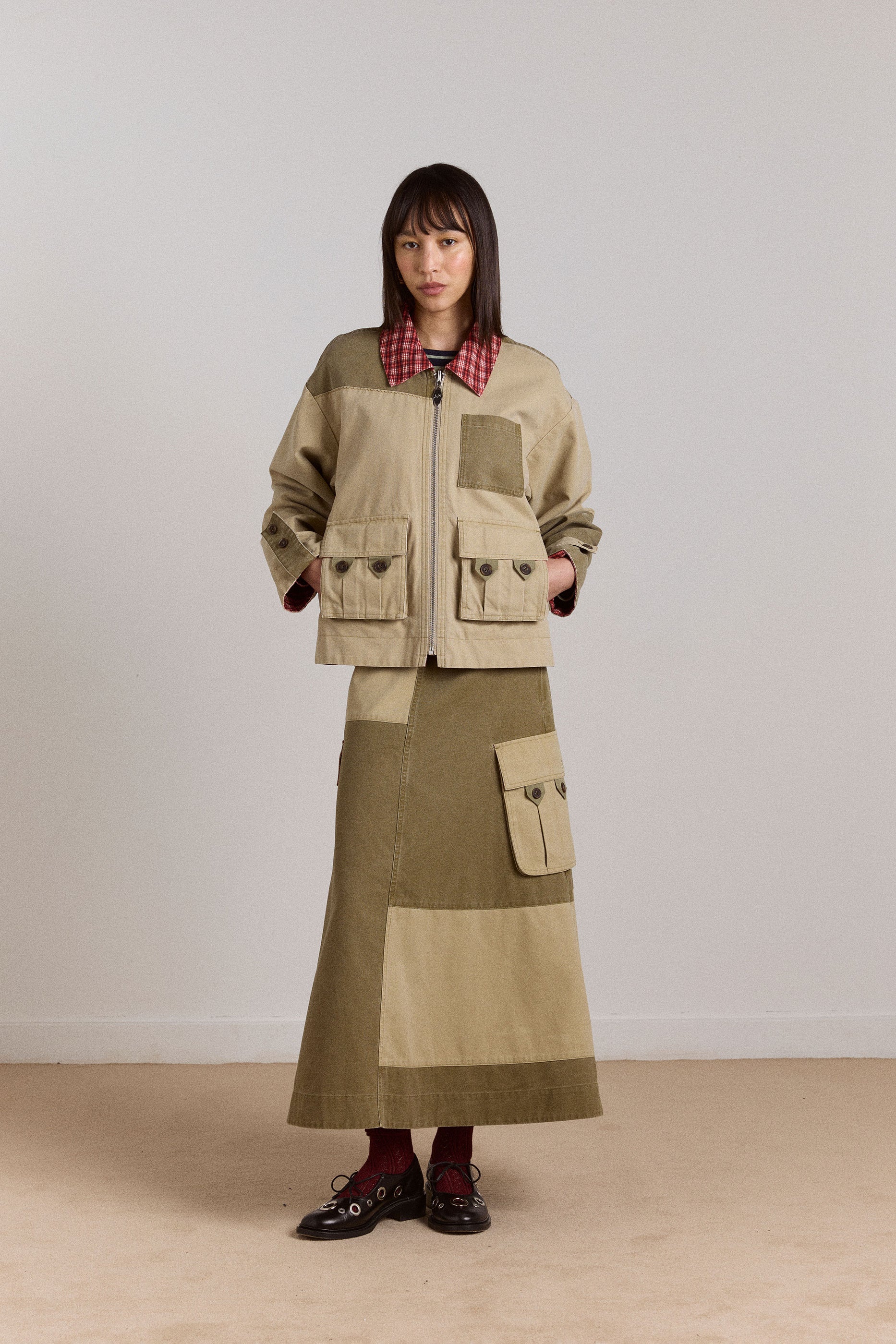 Damson Madder Marcelle Reversible Barn Jacket
