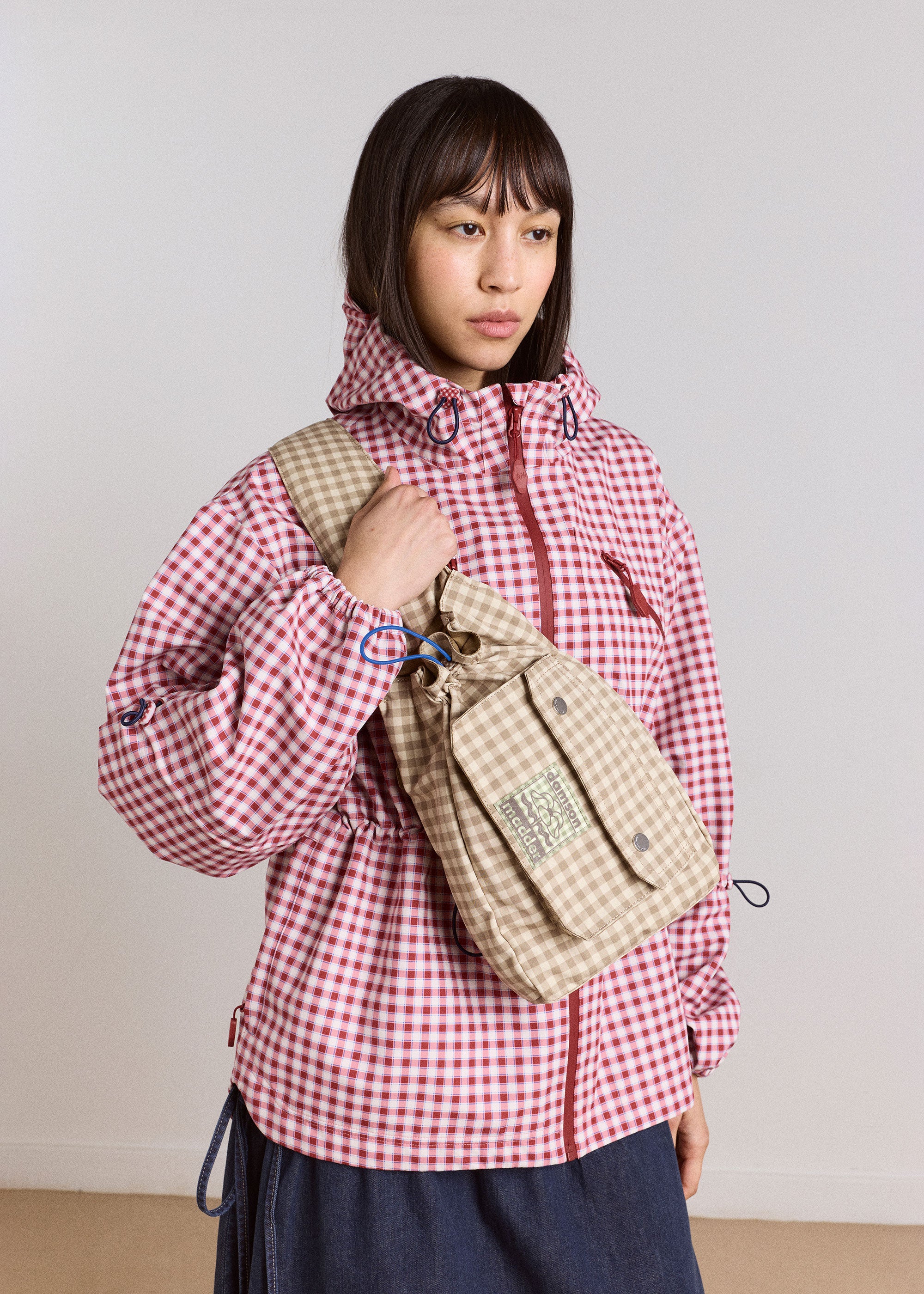 Damson Madder Matilda Cross Body Bag - Gingham