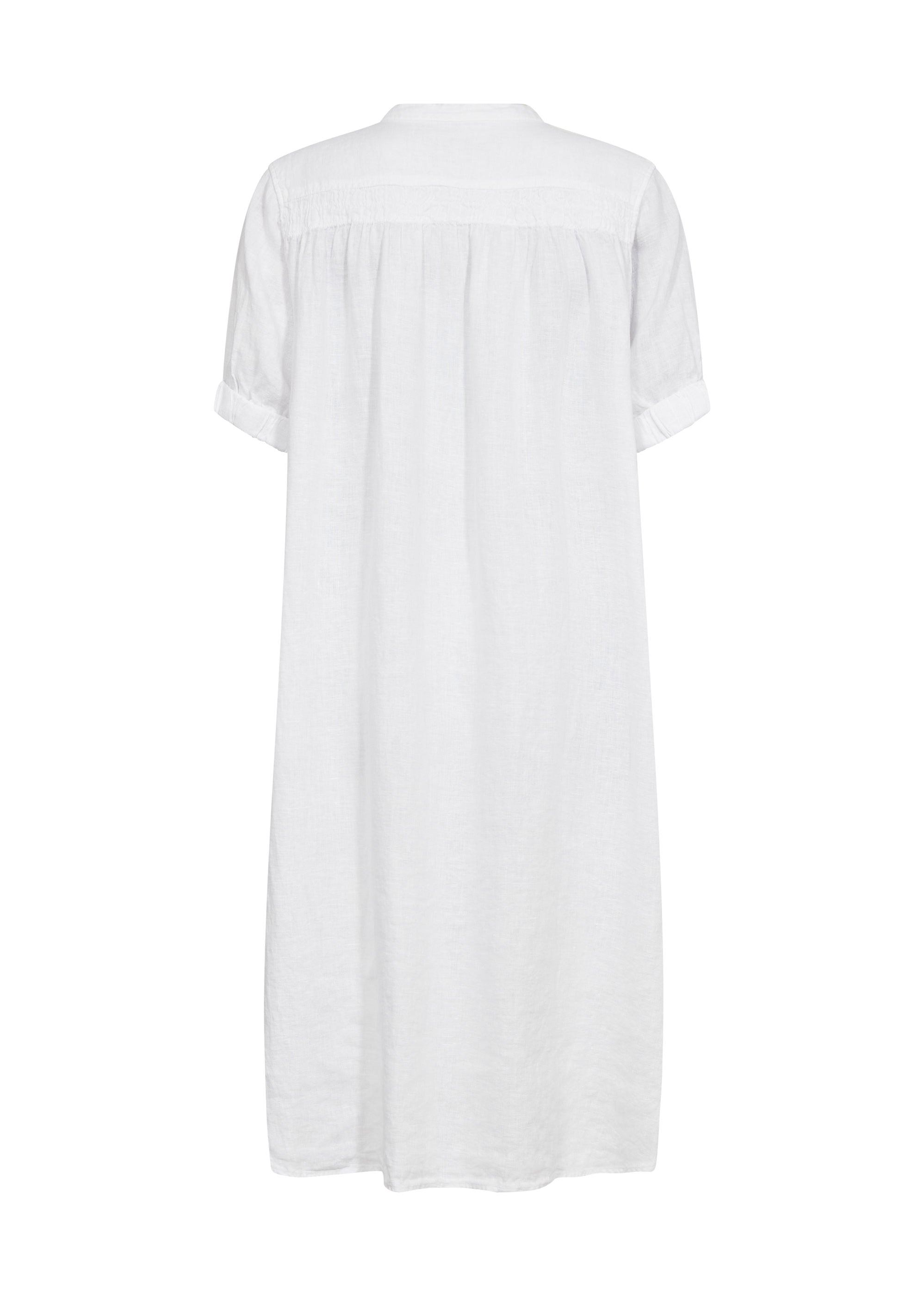 MOS MOSH MMArleth SS Linen Dress - White