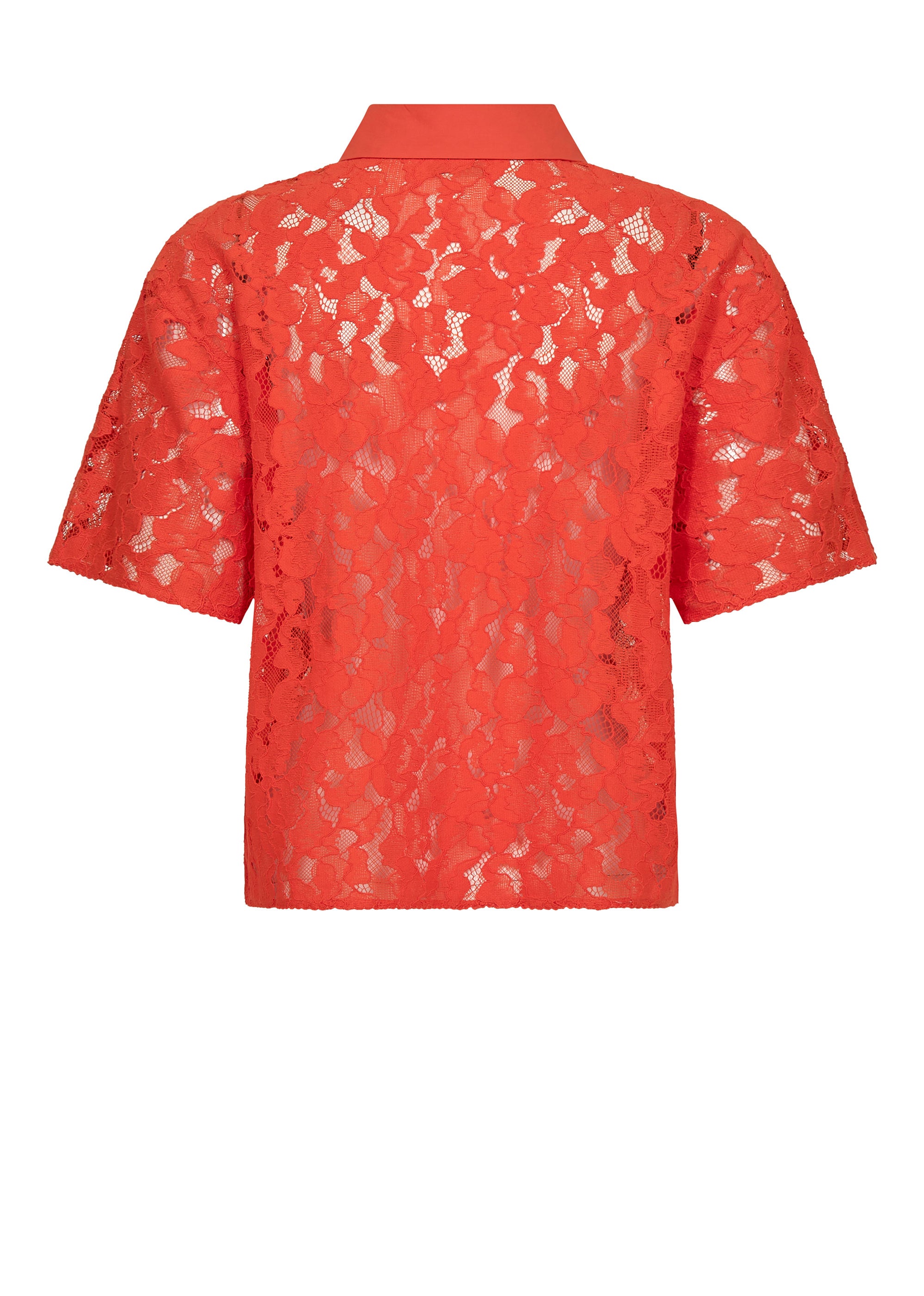 MOS MOSH MMLia River Lace Shirt - Spicy Orange
