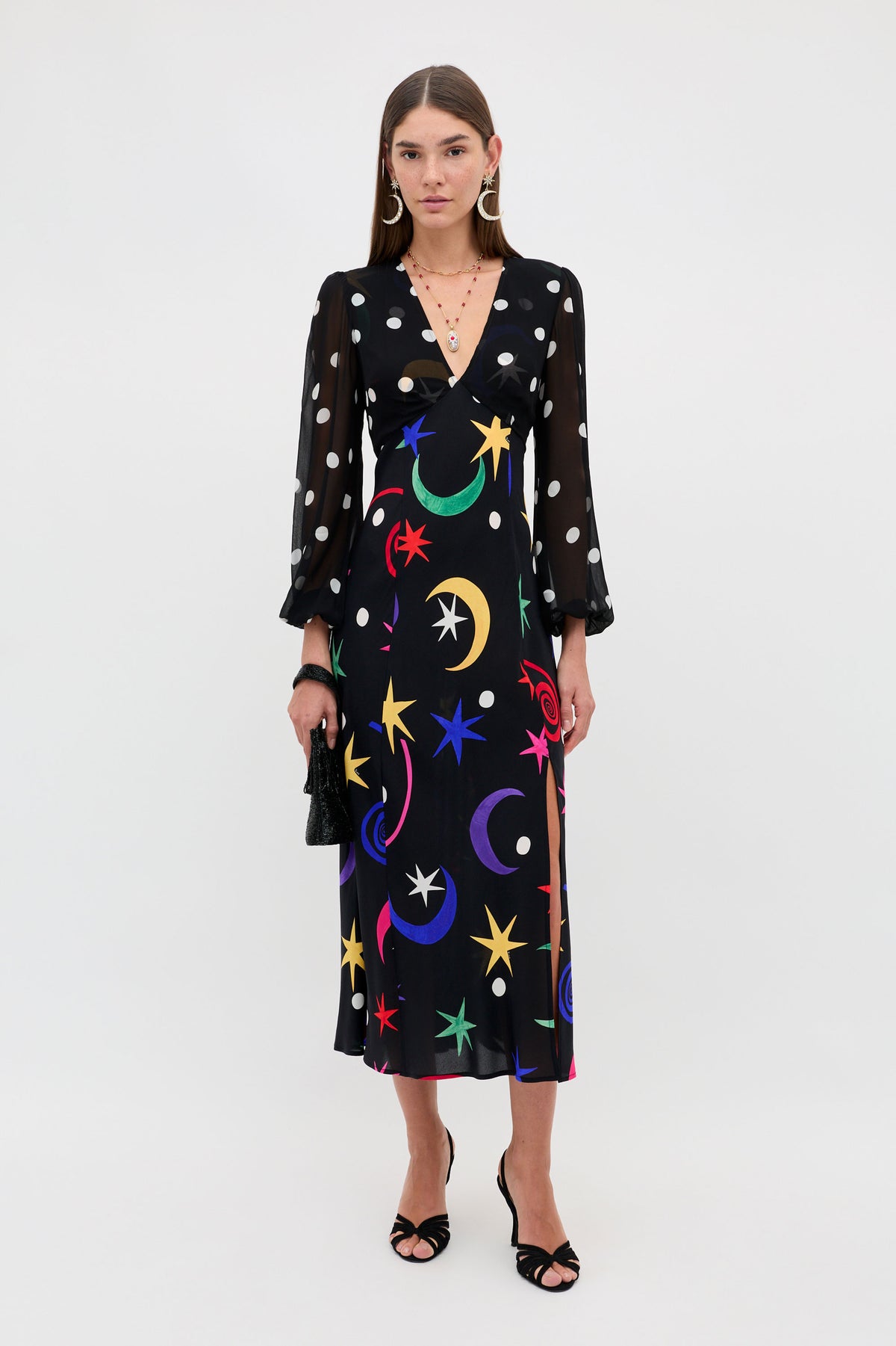 Rixo Melanie Dress - Star Dot Mix