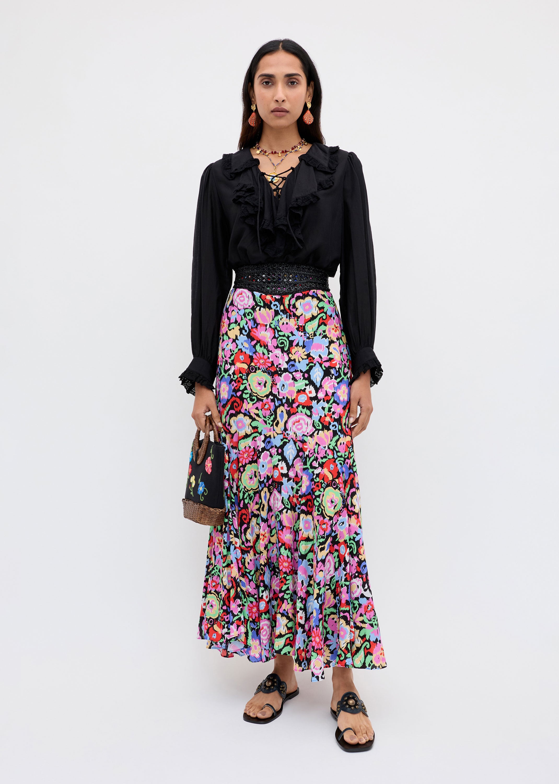 Rixo Milia Top - Black