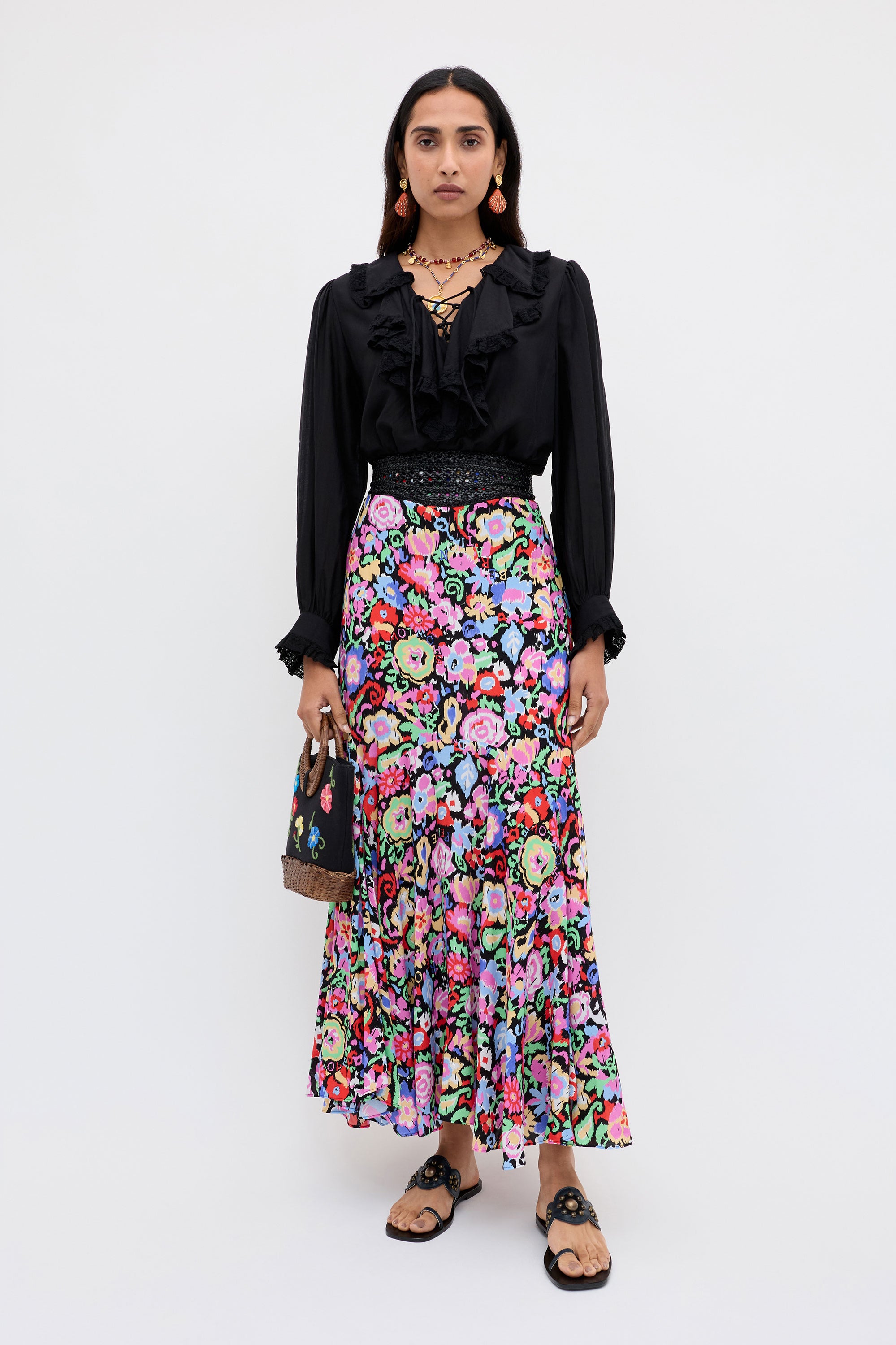 Rixo Milia Top - Black