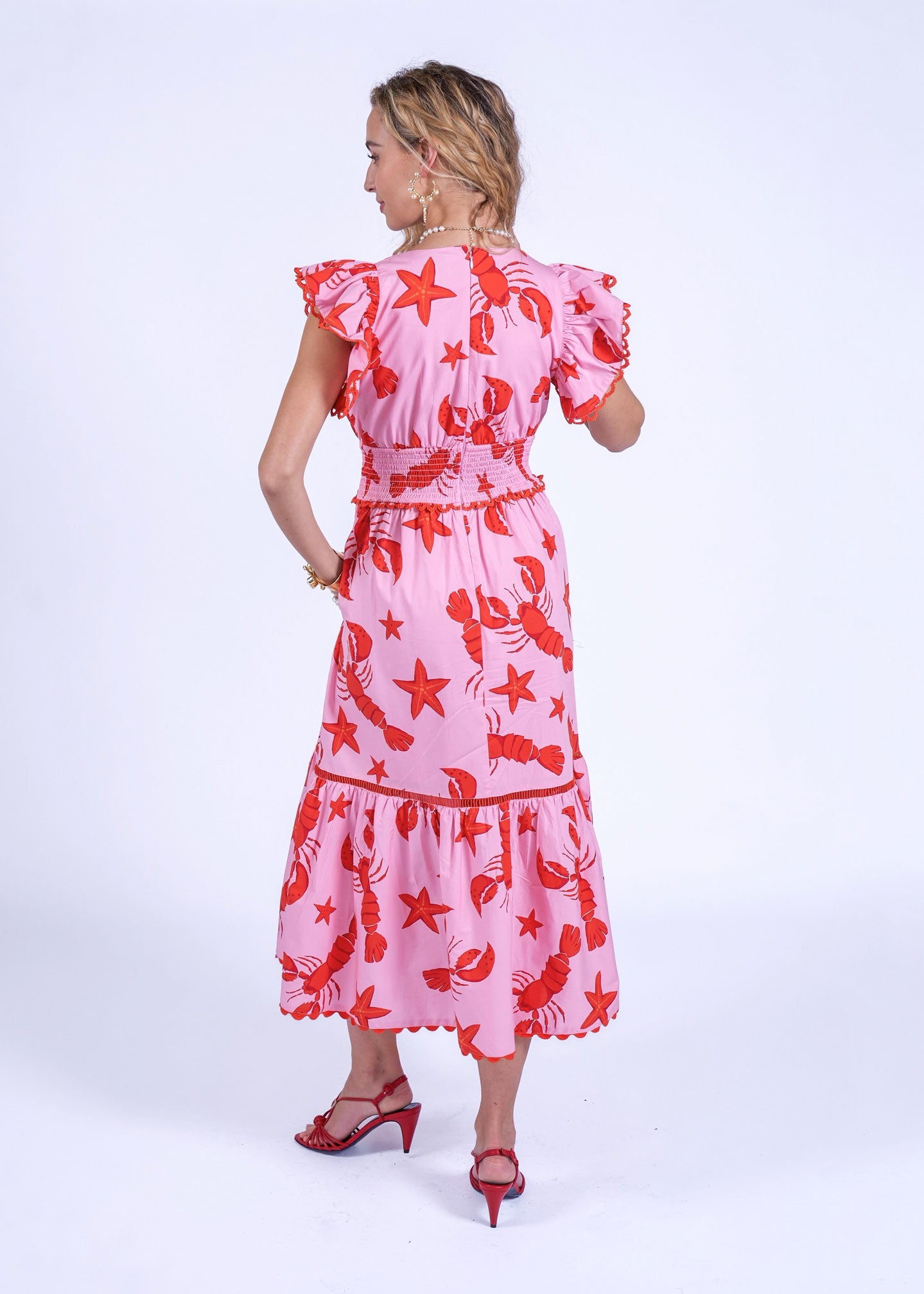 New Day Originals Misha Dress - Lobster & Starfish
