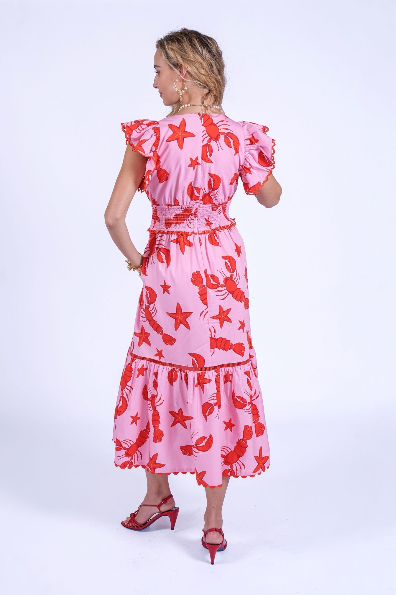 New Day Originals Misha Dress - Lobster & Starfish