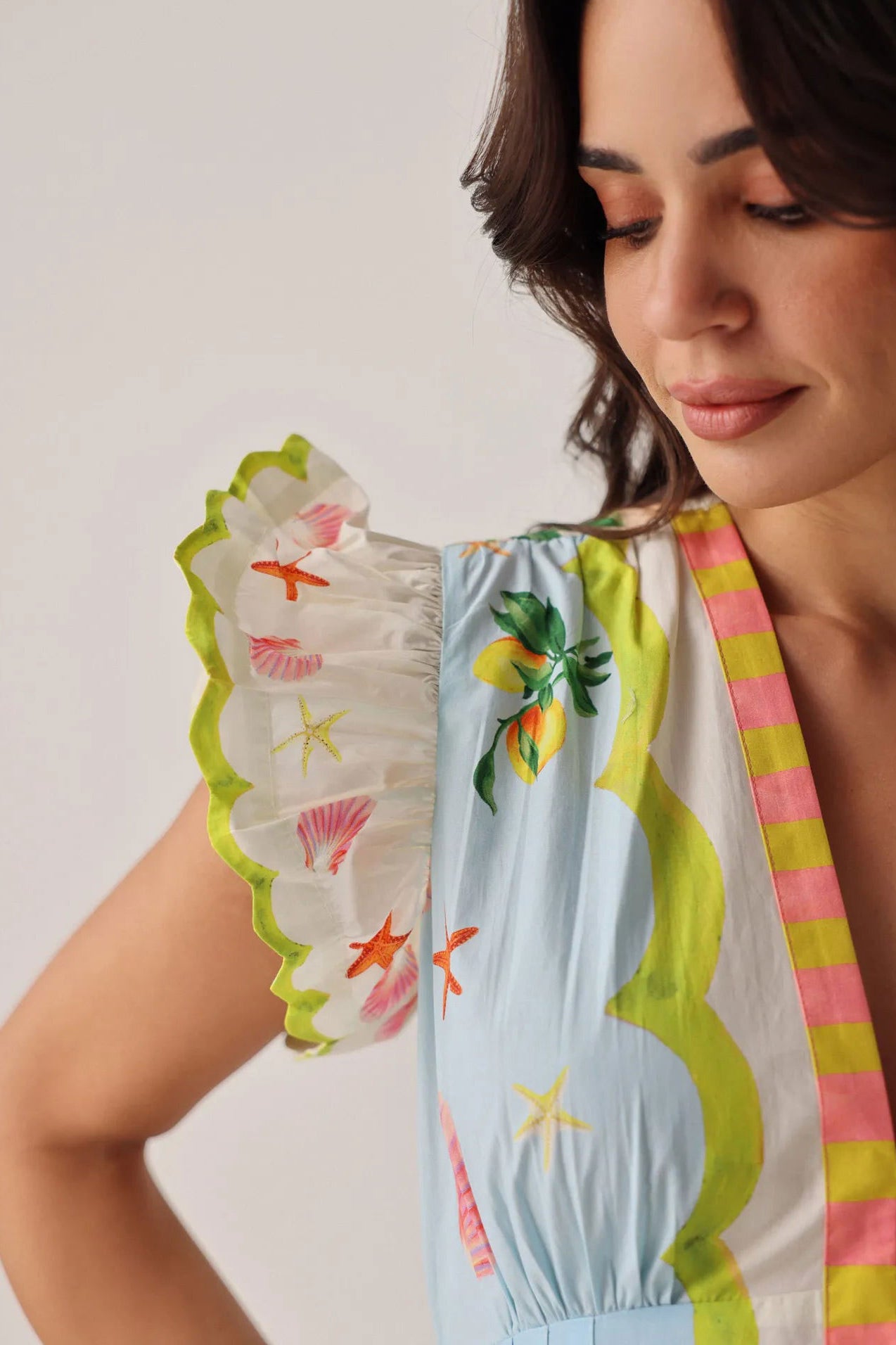 NOIB Estella Maxi Dress - Summer Zest